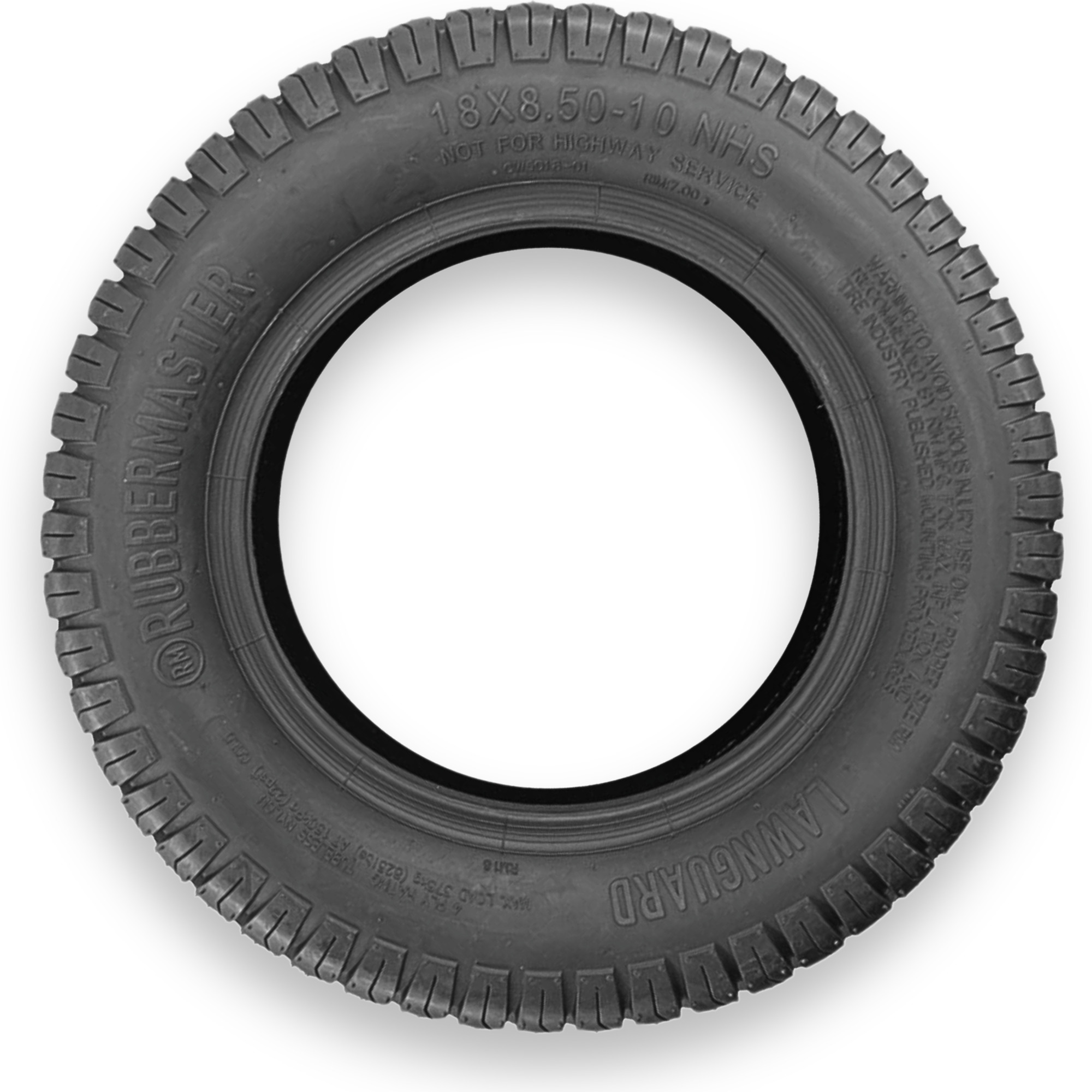 RubberMaster, Lawnguard 4 Ply Turf Tire 18x8.50-10 Model# 450368
