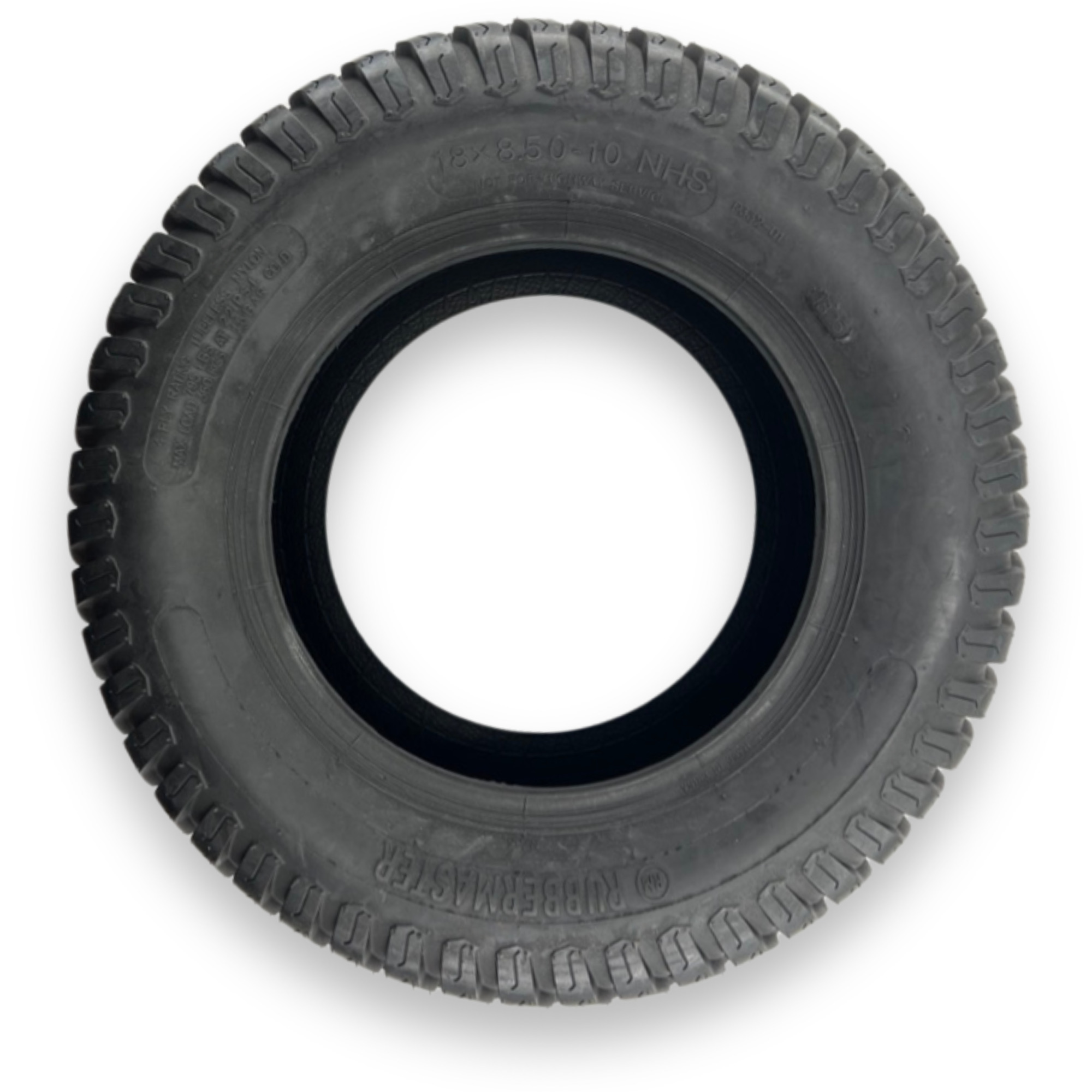 RubberMaster, S-Turf 4 Ply Tire18x8.50-10 Tire Diameter 18.7 in, Model# 450370