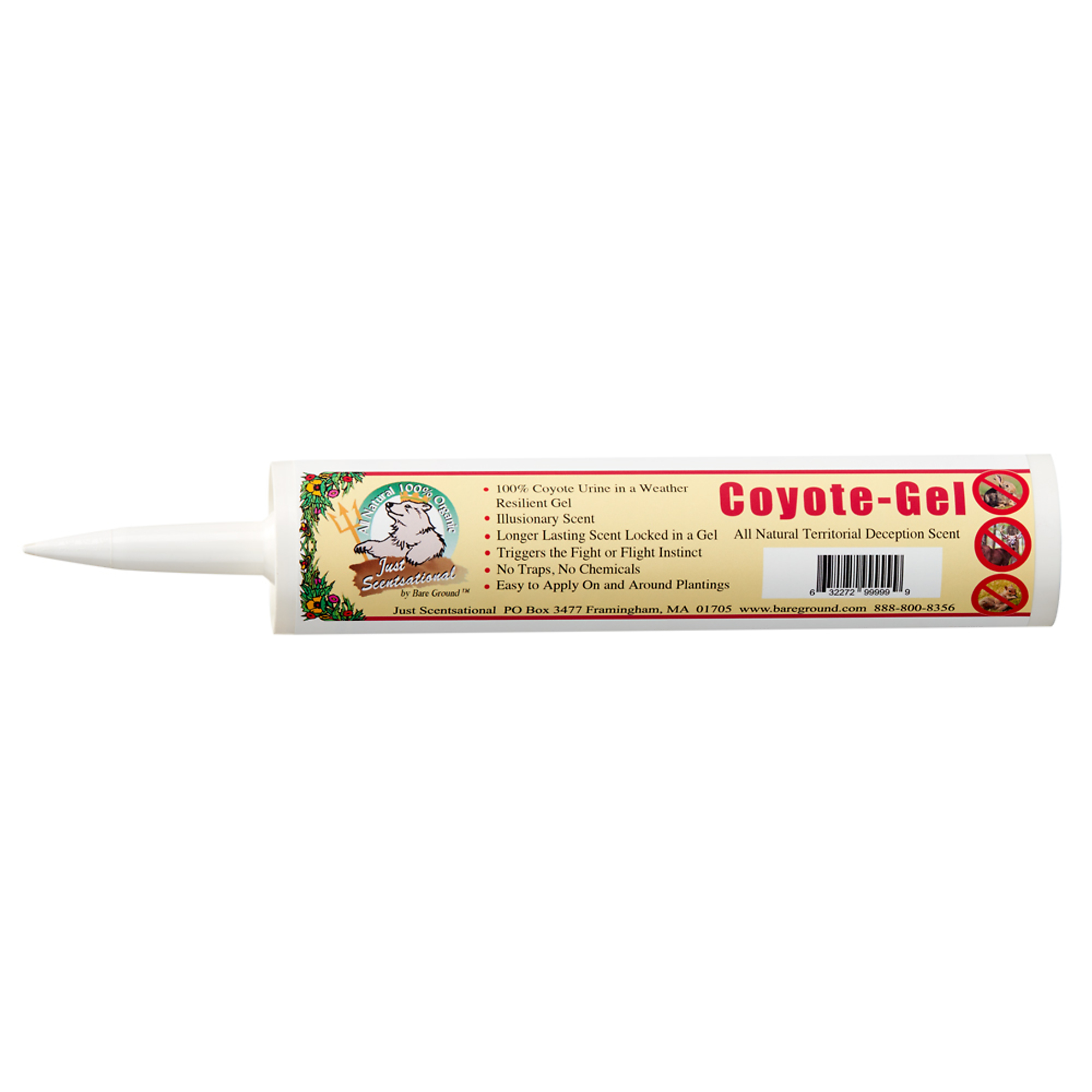 Bare Ground, Coyote Urine Gel for Pest Repellent, Model# CG-10