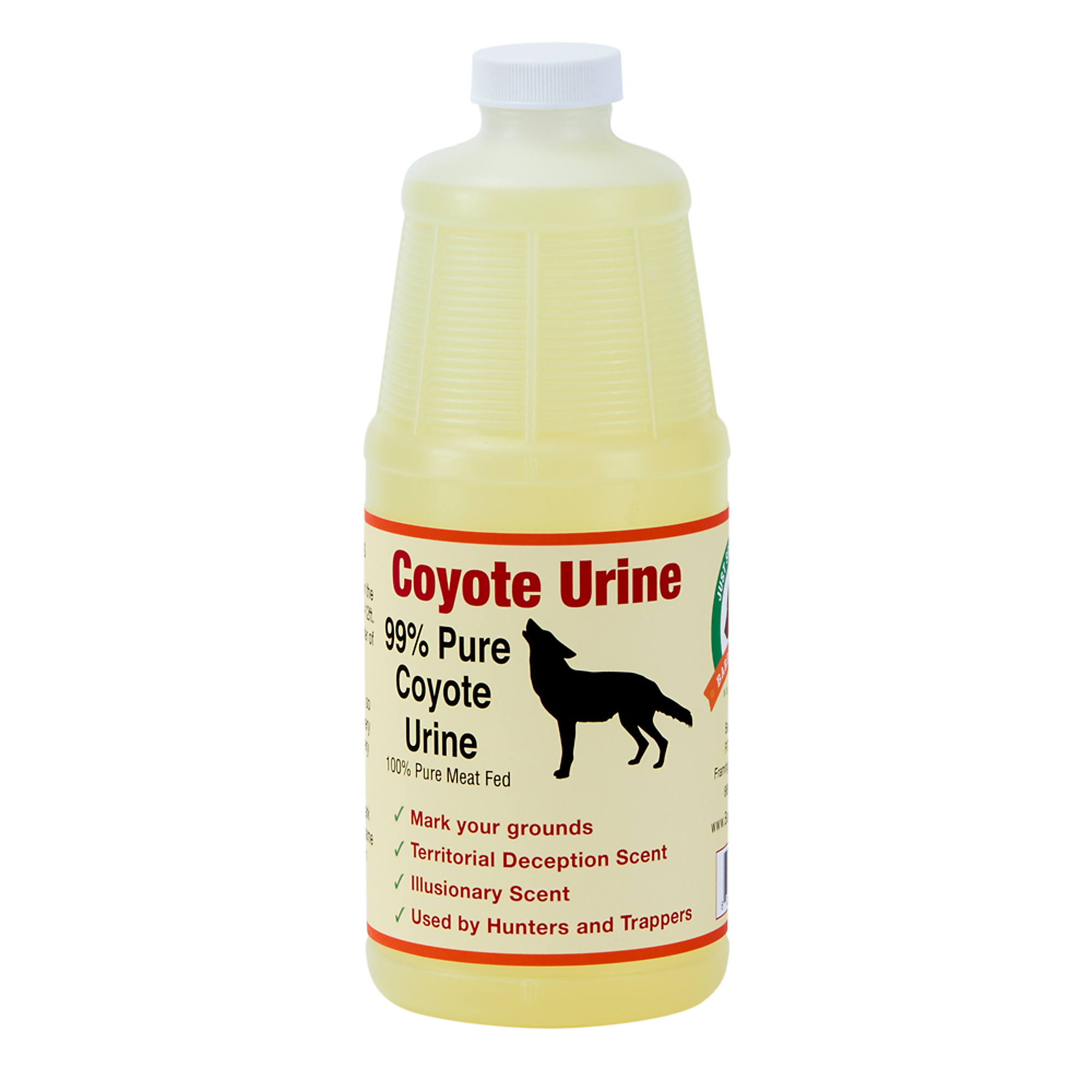Bare Ground, 32oz Container of Coyote Urine for Scent Apply, Model# RS-32