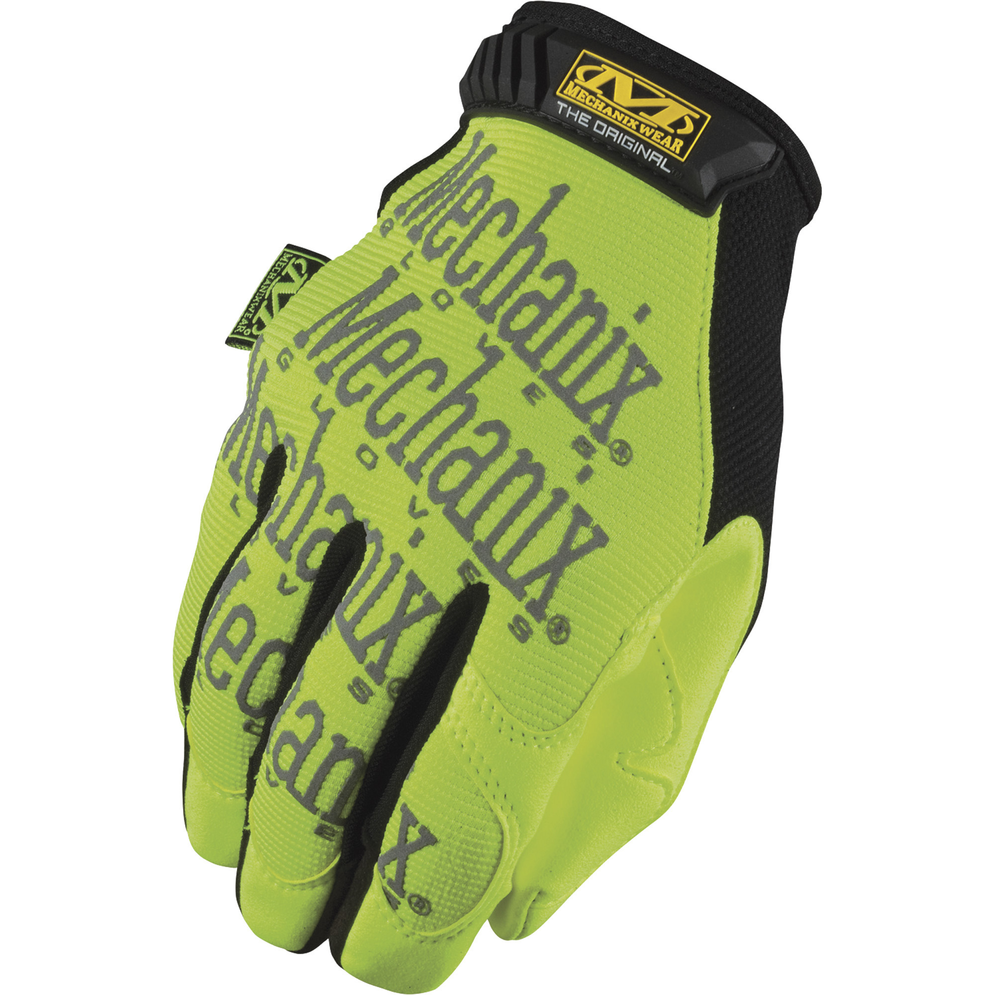 Mechanix Men's Wear Safety Original Glove - Hi-Vis Yellow, Large, Model# SMG-91