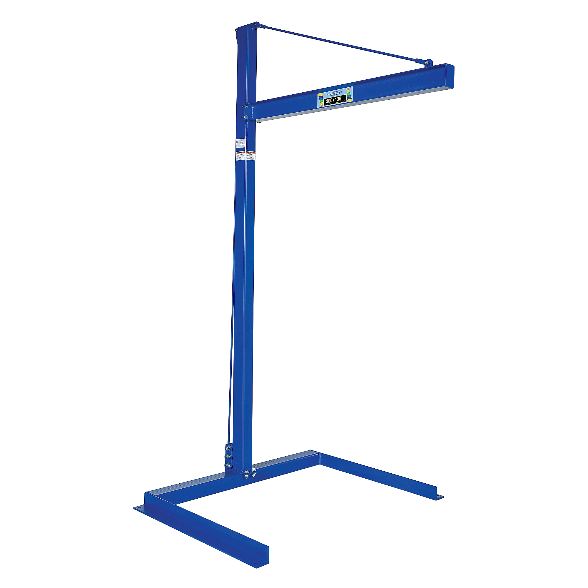 Vestil Mini Overhead Cantilever Jib - 300-Lb. Capacity, 63.125in. Boom Length, Floor Mount, Model# CJIB-3