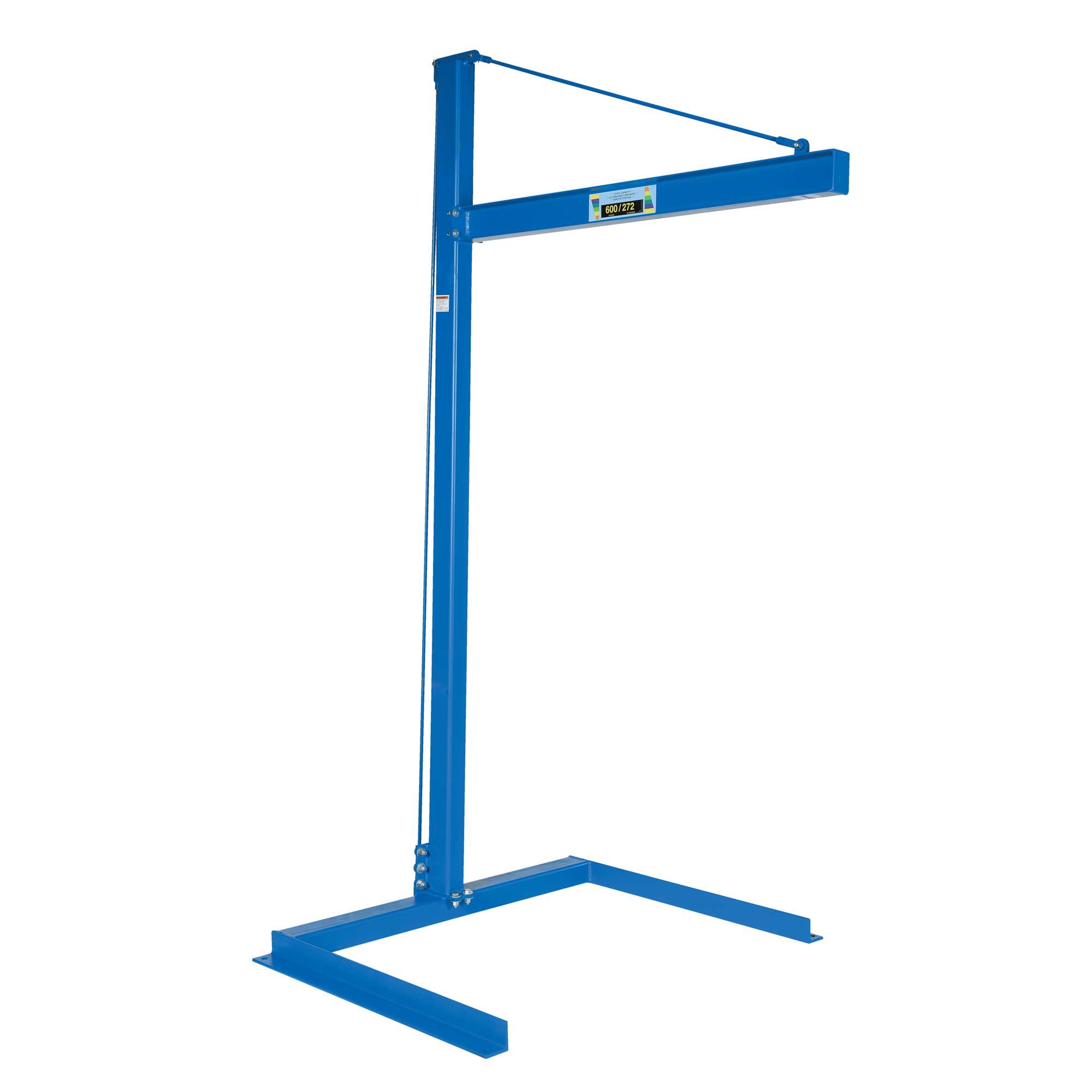 Vestil Mini Overhead Cantilever Jib - 600-Lb. Capacity, Floor Mount, 63.125in. Boom Length, Model# CJIB-6