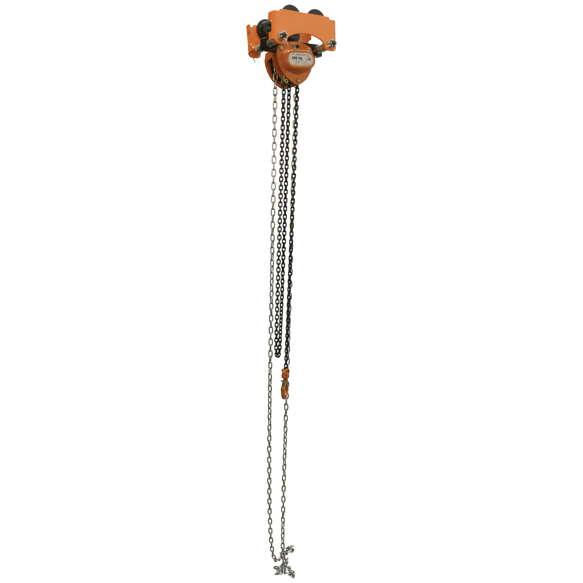 Vestil Low Headroom Chain Hoist with Push Trolley - 1000-Lb. Capacity, 11.75ft. Lift Height, Model# LOW-1P