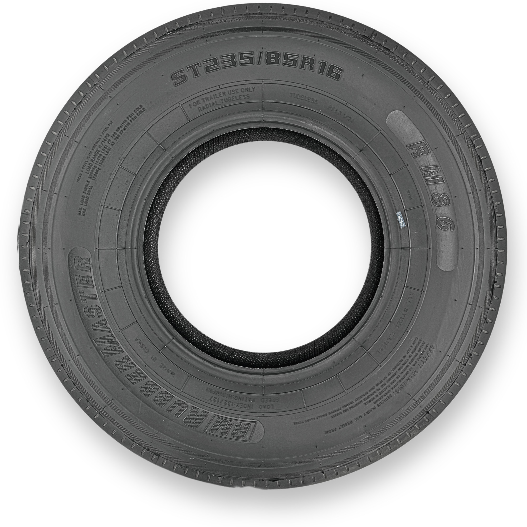 RubberMaster ST235/85R16 Tire - 14 Ply, Steel Belted, Model# 490235
