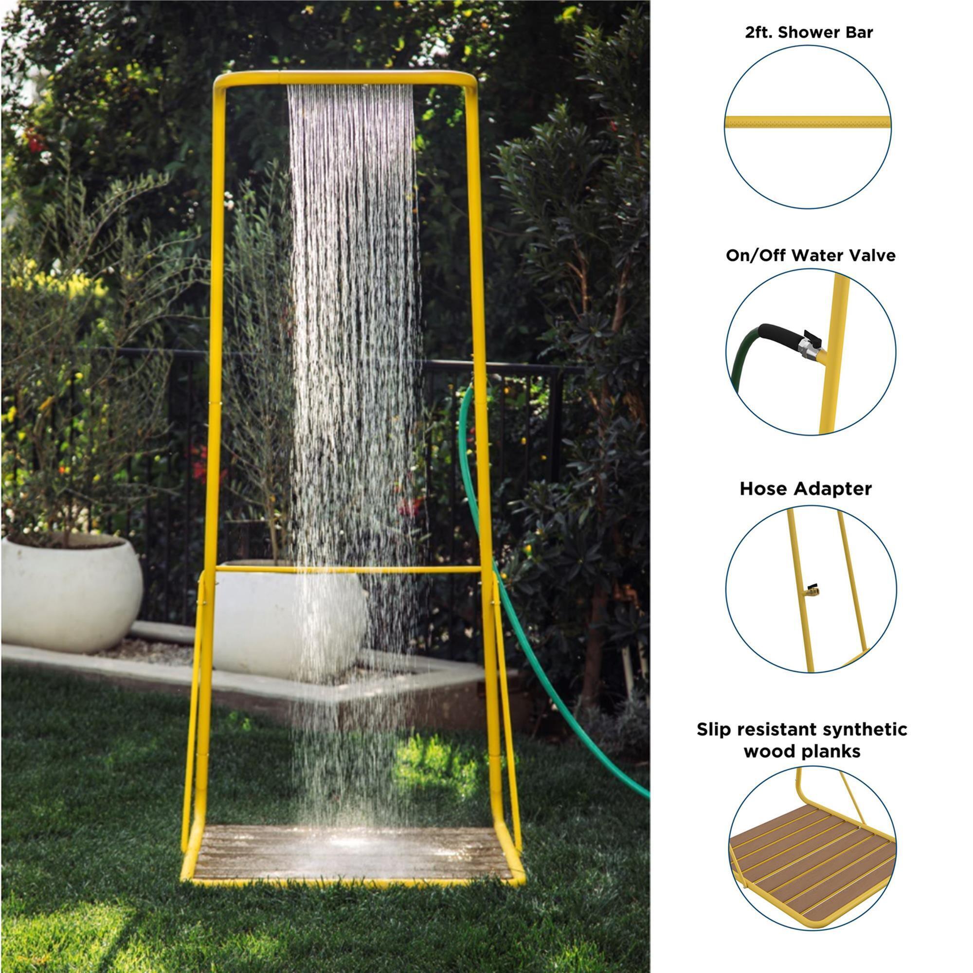 Novogratz Poolside Gossip Collection, Rainey Outdoor Shower with XL