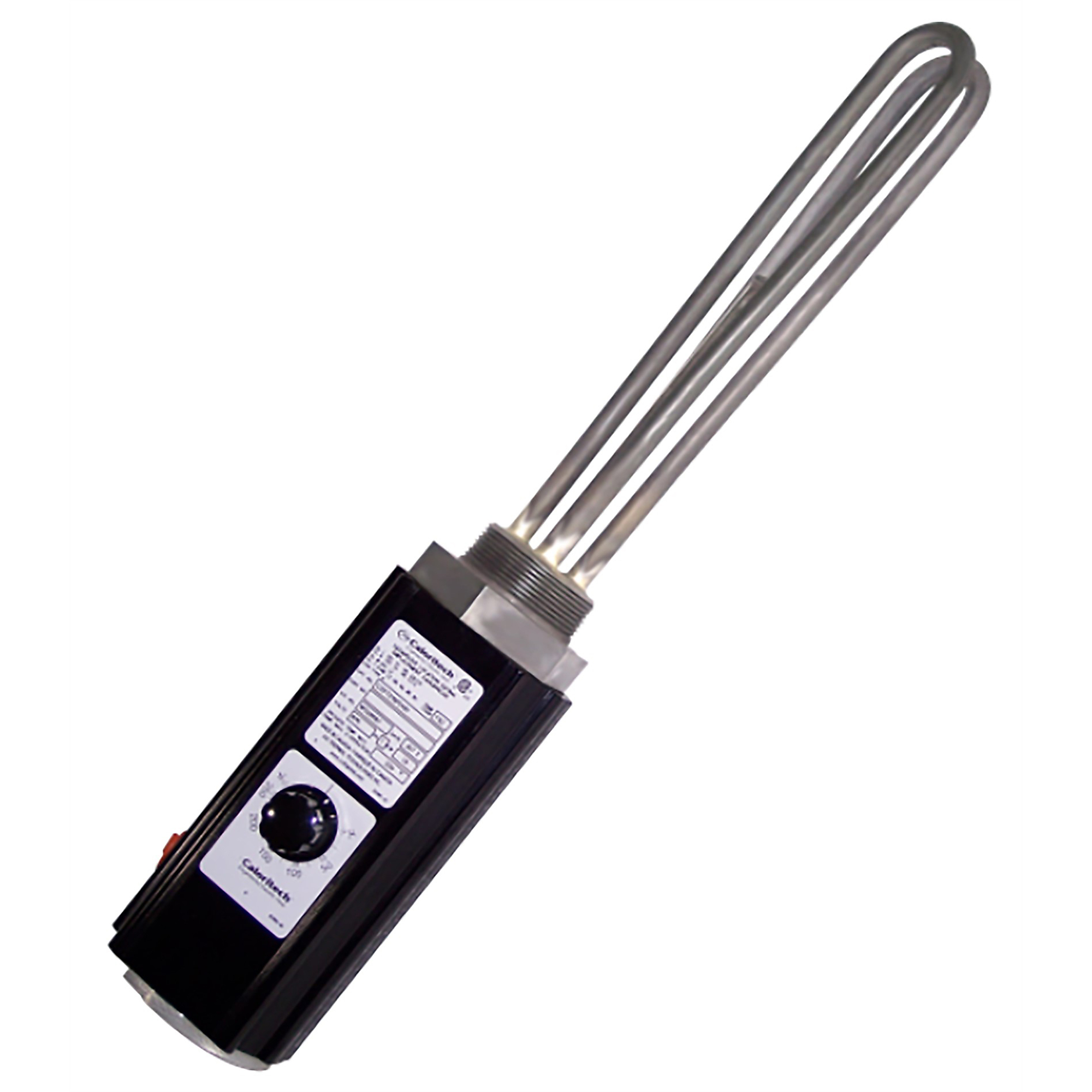 Caloritech, Screwplug Heater, 1in.NPT c/w T'stat, 750W, 120V, Model# CXCT107P1X11