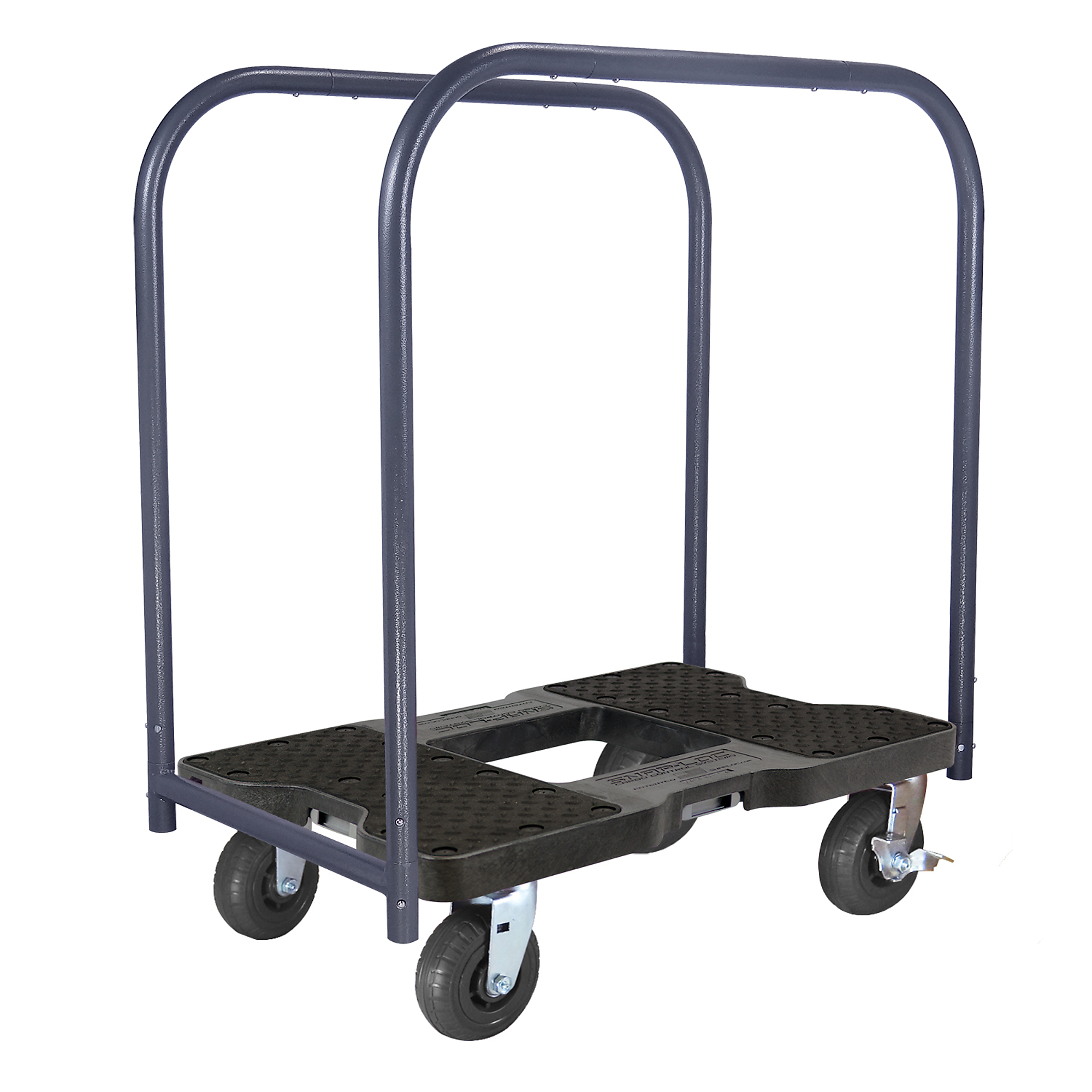 Snap-Loc Extreme-Duty E-Track Panel Cart Dolly - 1600-Lb. Capacity, Black-Ops, Model# SL1600PC6B