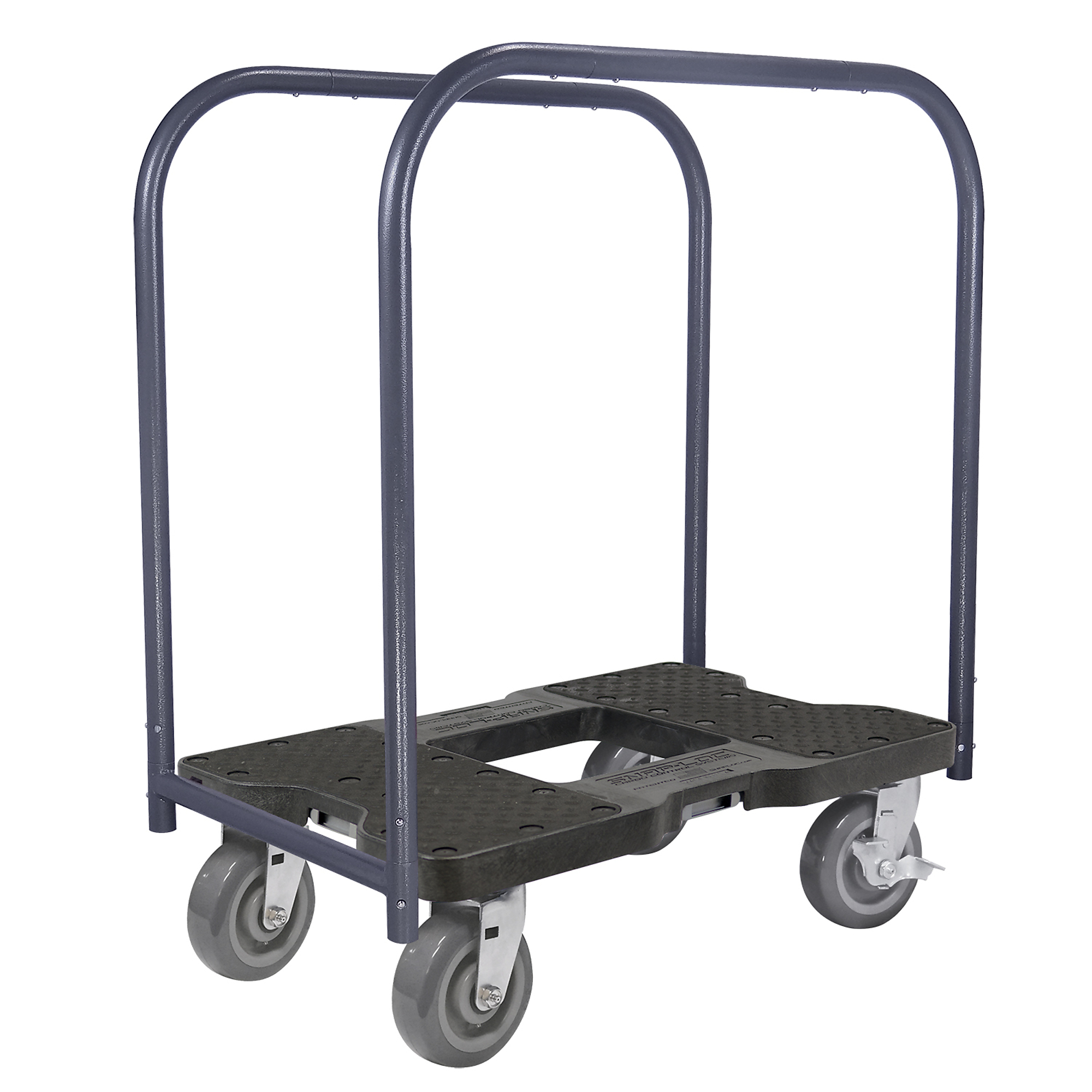 Snap-Loc Super-Duty E-Track Panel Cart Dolly - 1800-Lb. Capacity, 6in. Casters, Multiple Materials, Black, Model# SL1800PC6B