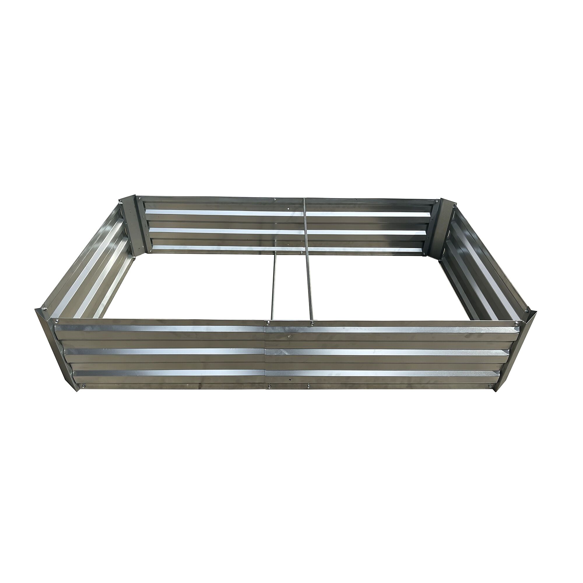 Yard Tuff, 5ft. by 3ft. raised garden bed, Container Length 60 in, Container Width 36 in, Material Steel, Model# YTF-53GRGB