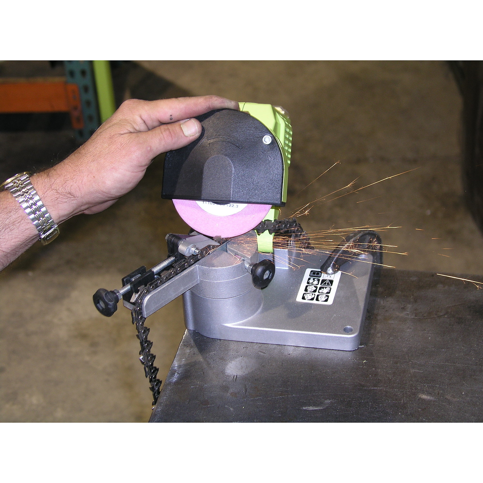 Timber Tuff CS-BWM014 Chain Sharpener Grinding Wheel - 1/4 Inch, 5-11/16 X 7/8 Inch, 3600 RPM Max