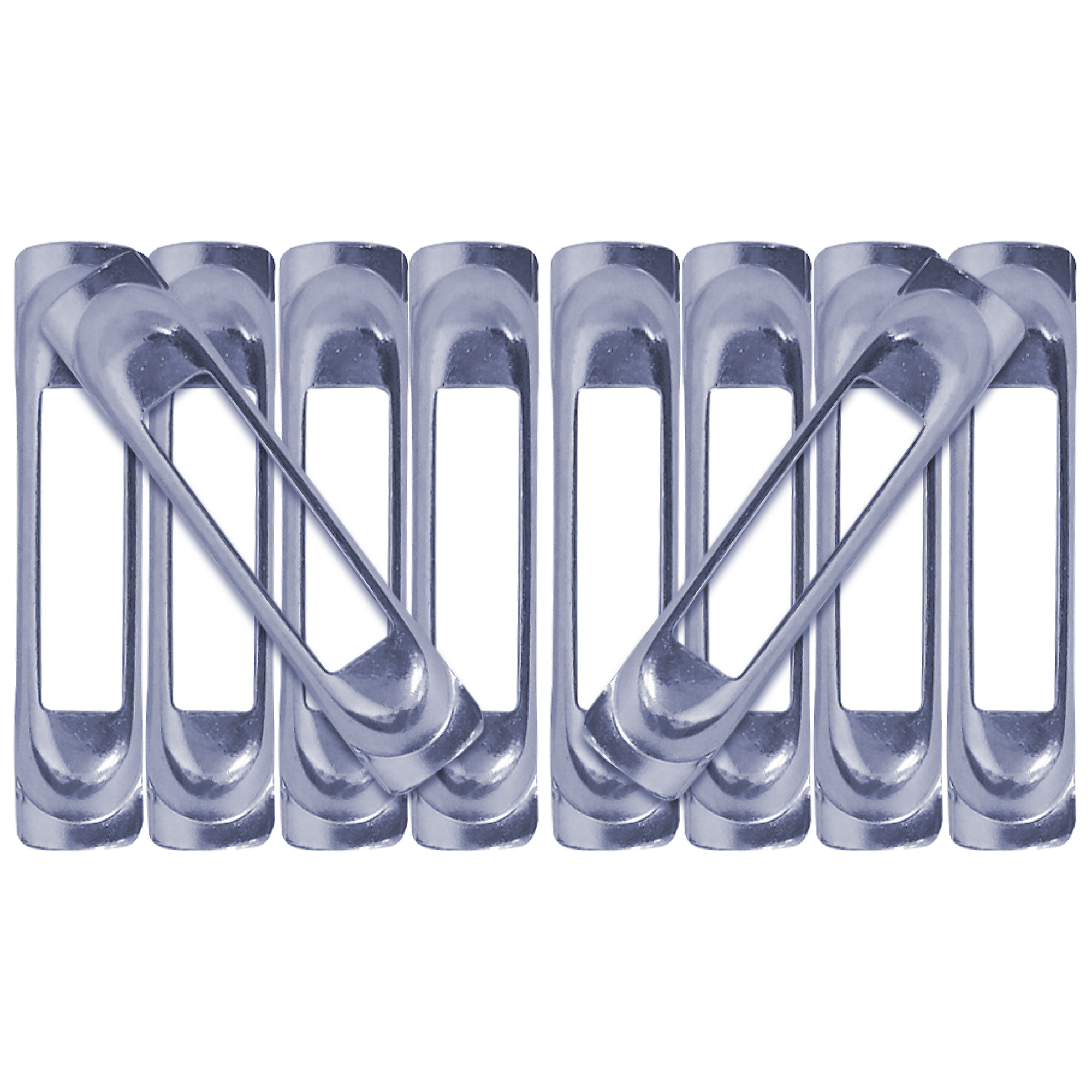 Snap-Loc E-Track Single Strap Anchor - 10 Pk, Weld-On, 1000-Lb. Working Load, Steel, Model# SLSWCZ10