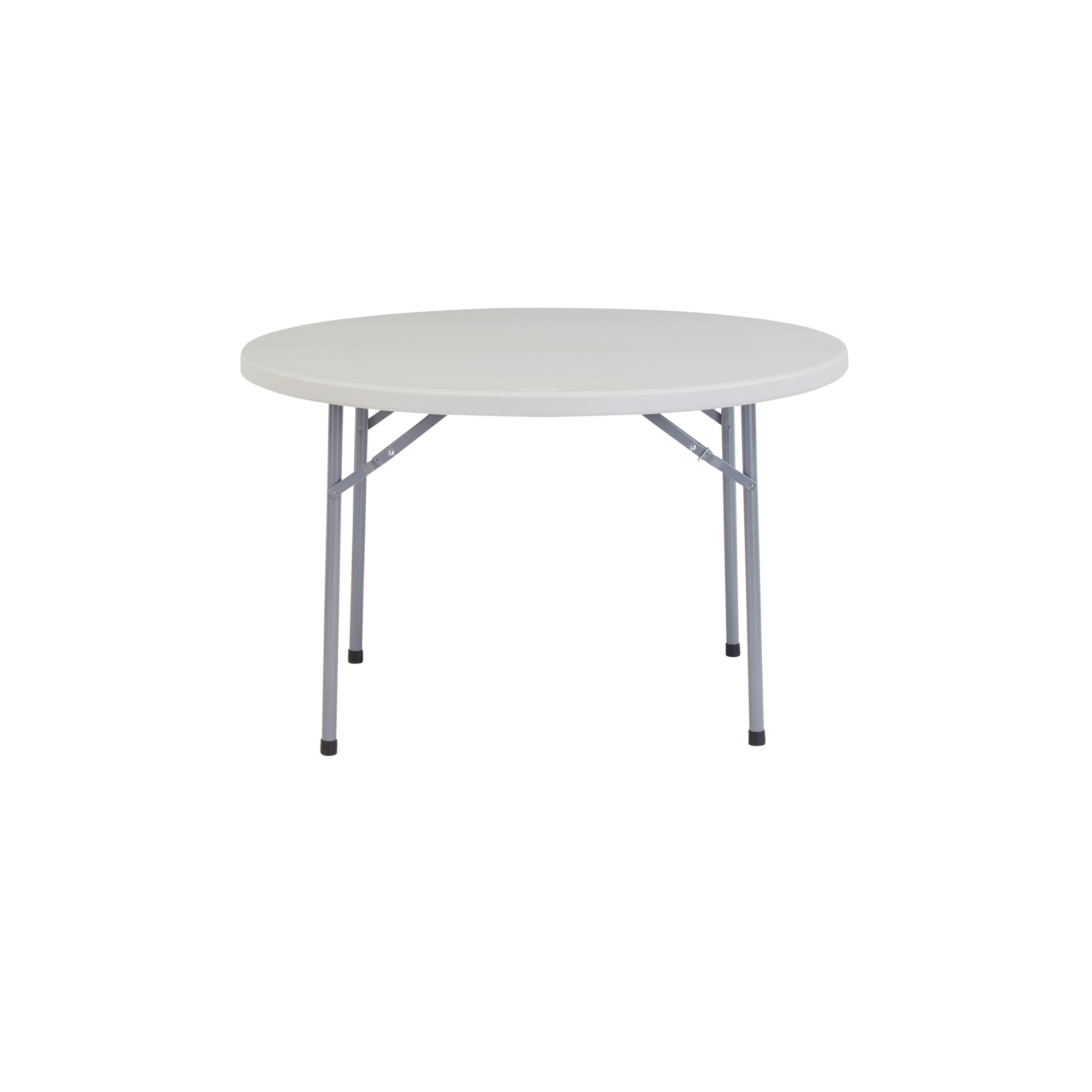 National Public Seating, Heavy Duty Round Folding Table, Height 29.5 in, Model# BT48R