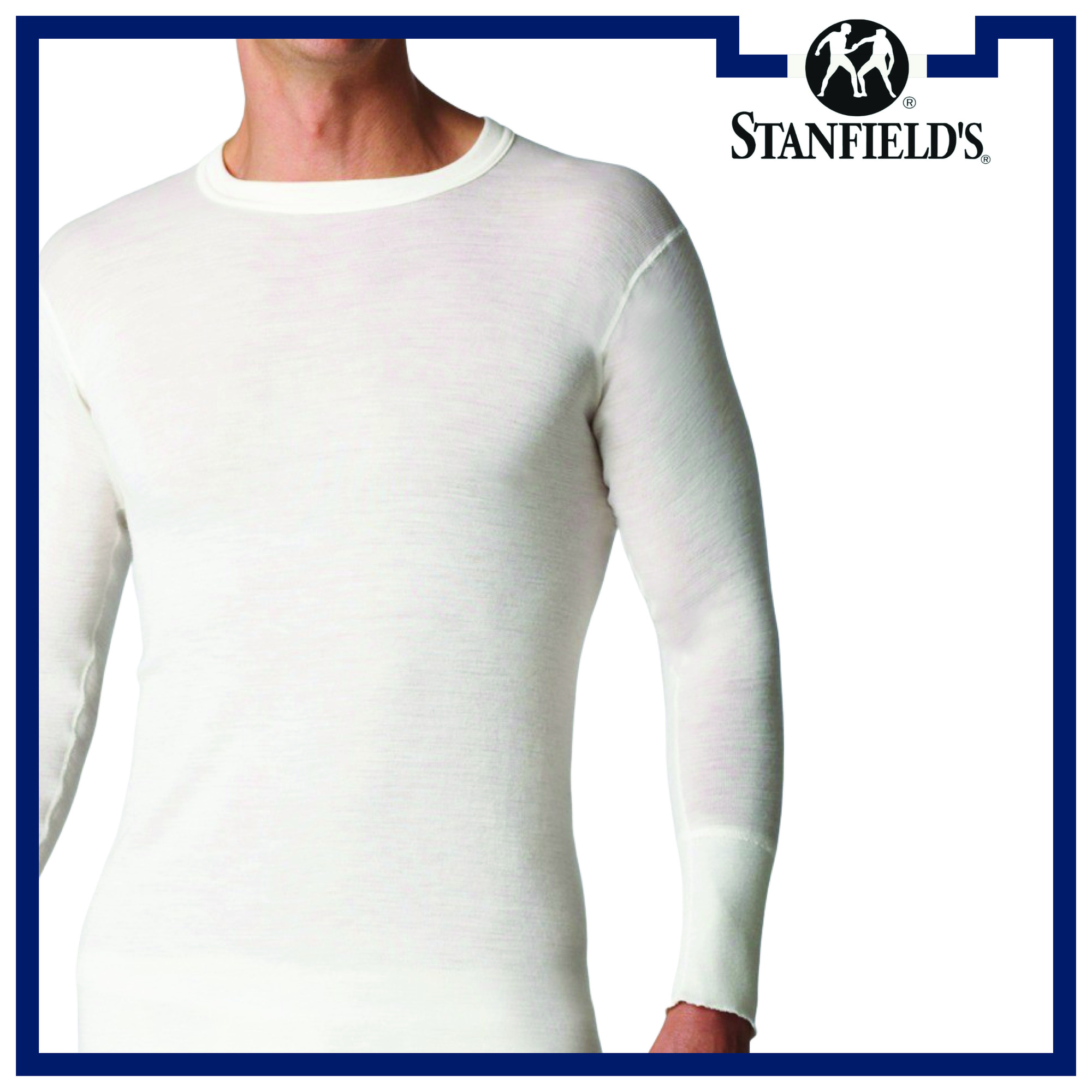 Stanfield's Men's Superwash Wool Long Sleeve Base Layer Shirt