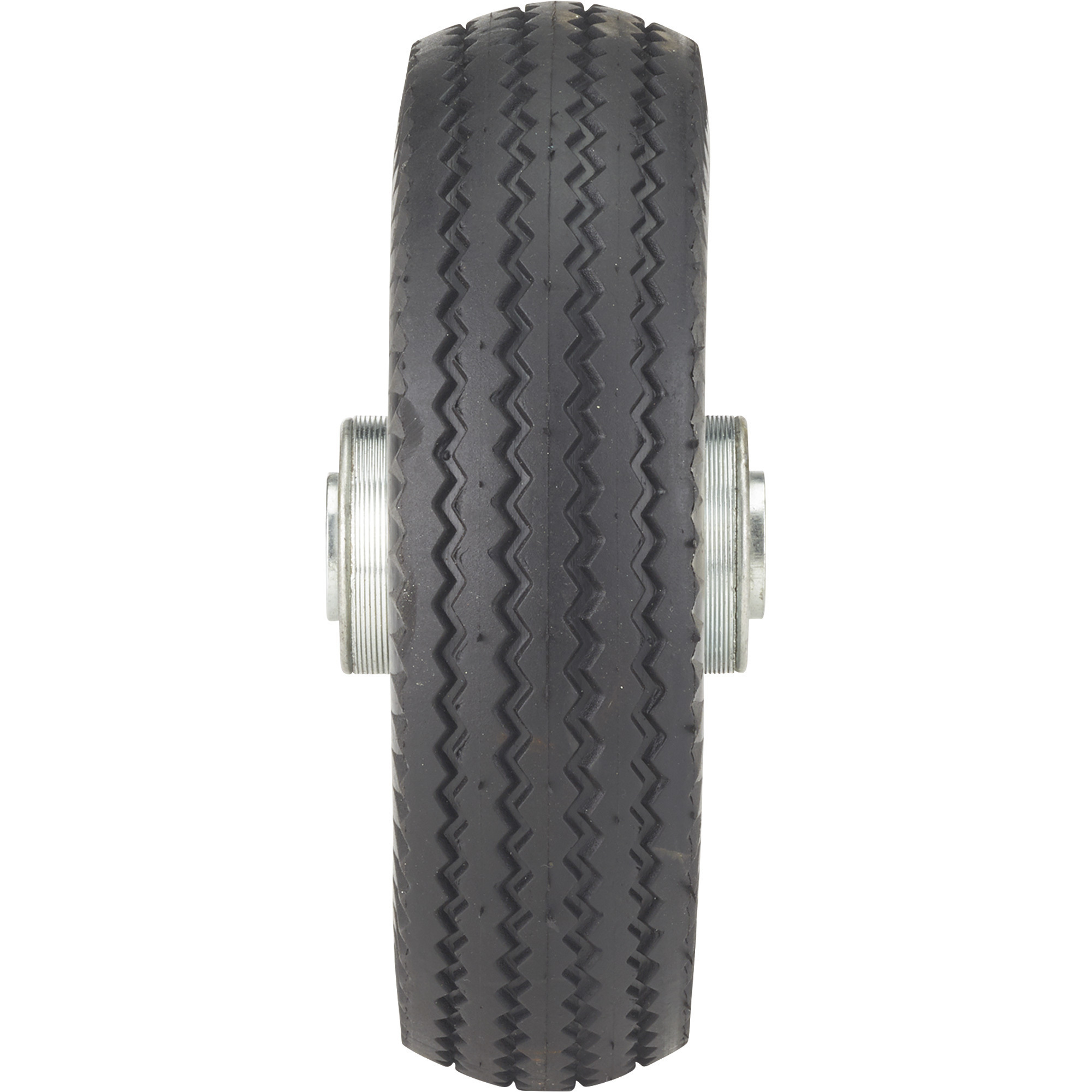 Ironton 6in. Pneumatic Wheel and Tire 200Lb. Capacity, Sawtooth Tread