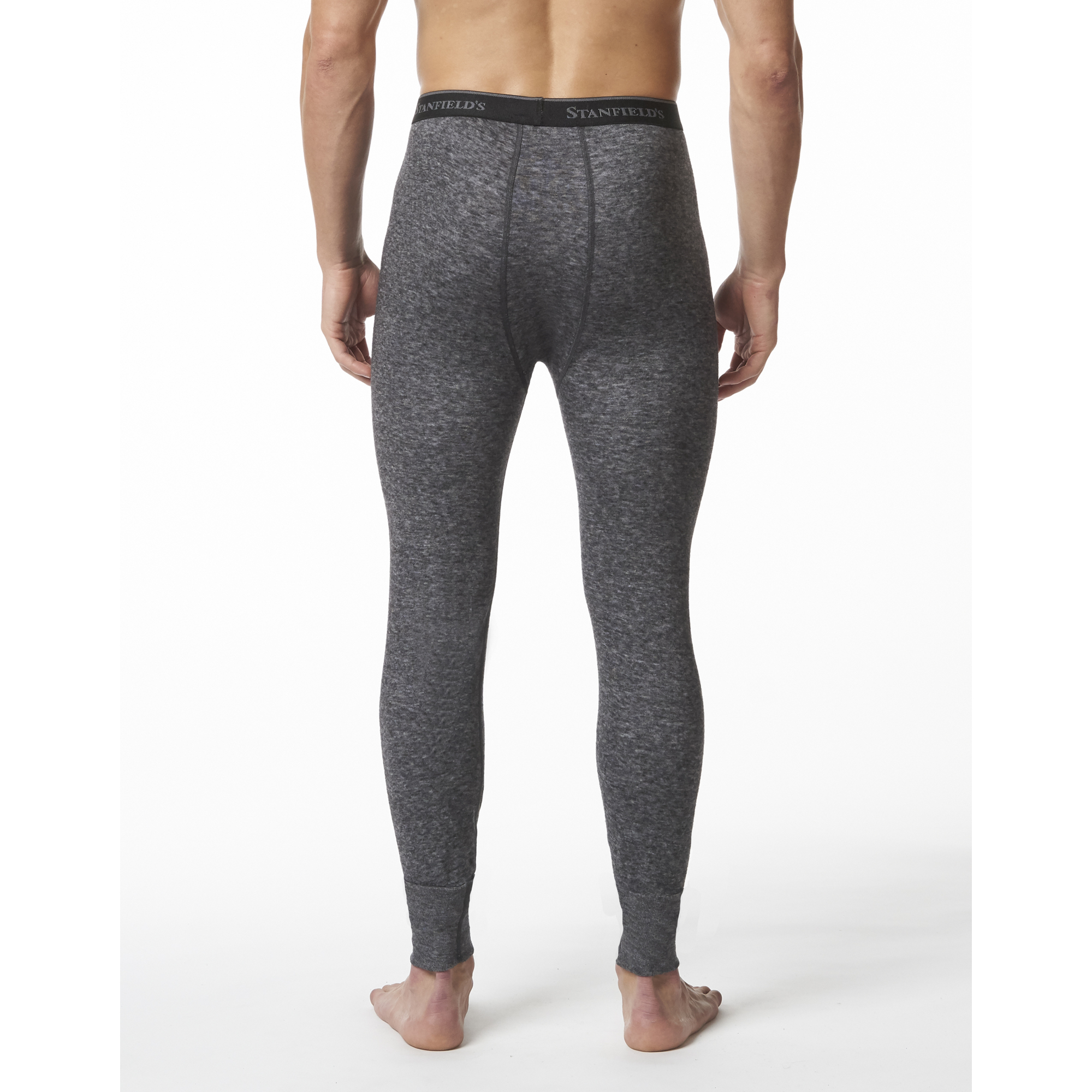 Layered Wool Blend Pants