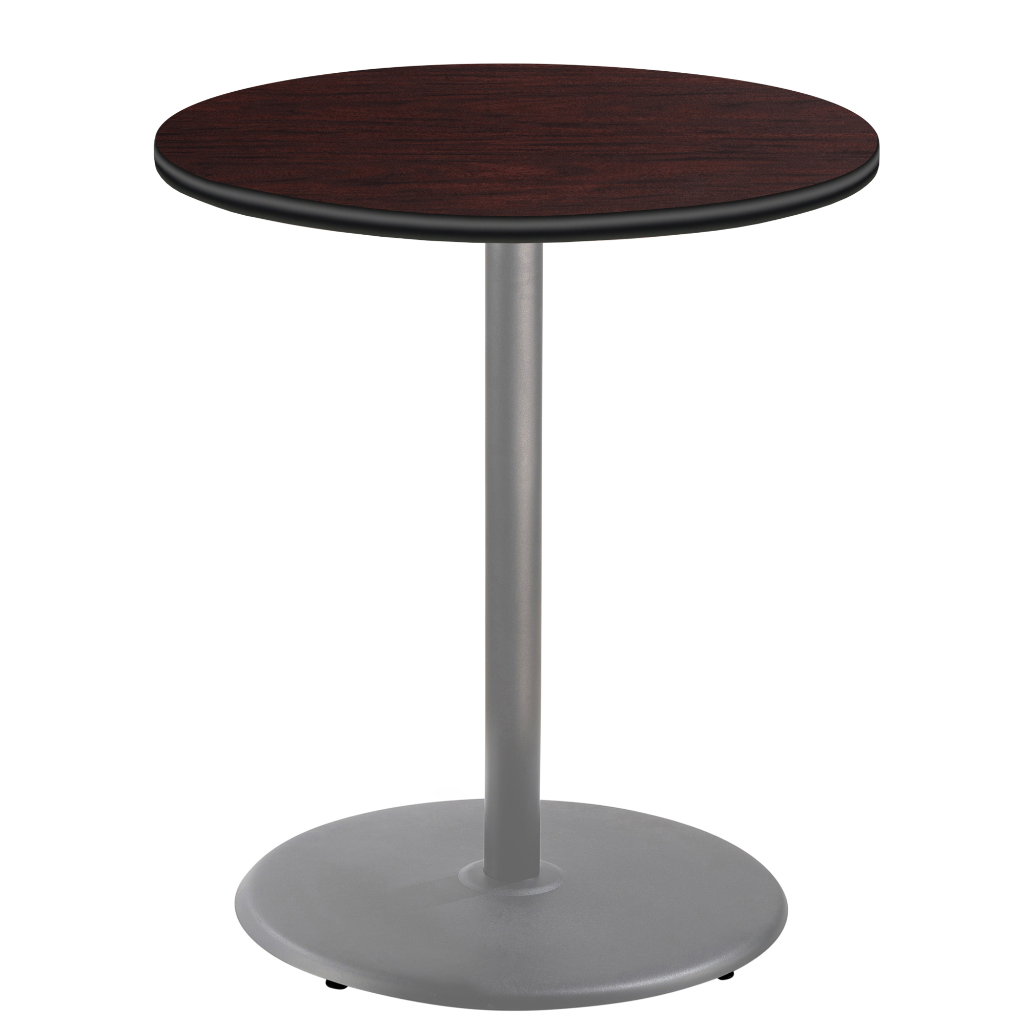 National Public Seating, Cafe Table, 36x36x42Round "R" Base, Height 42 in, Model# CTG13636RBPBTMMY