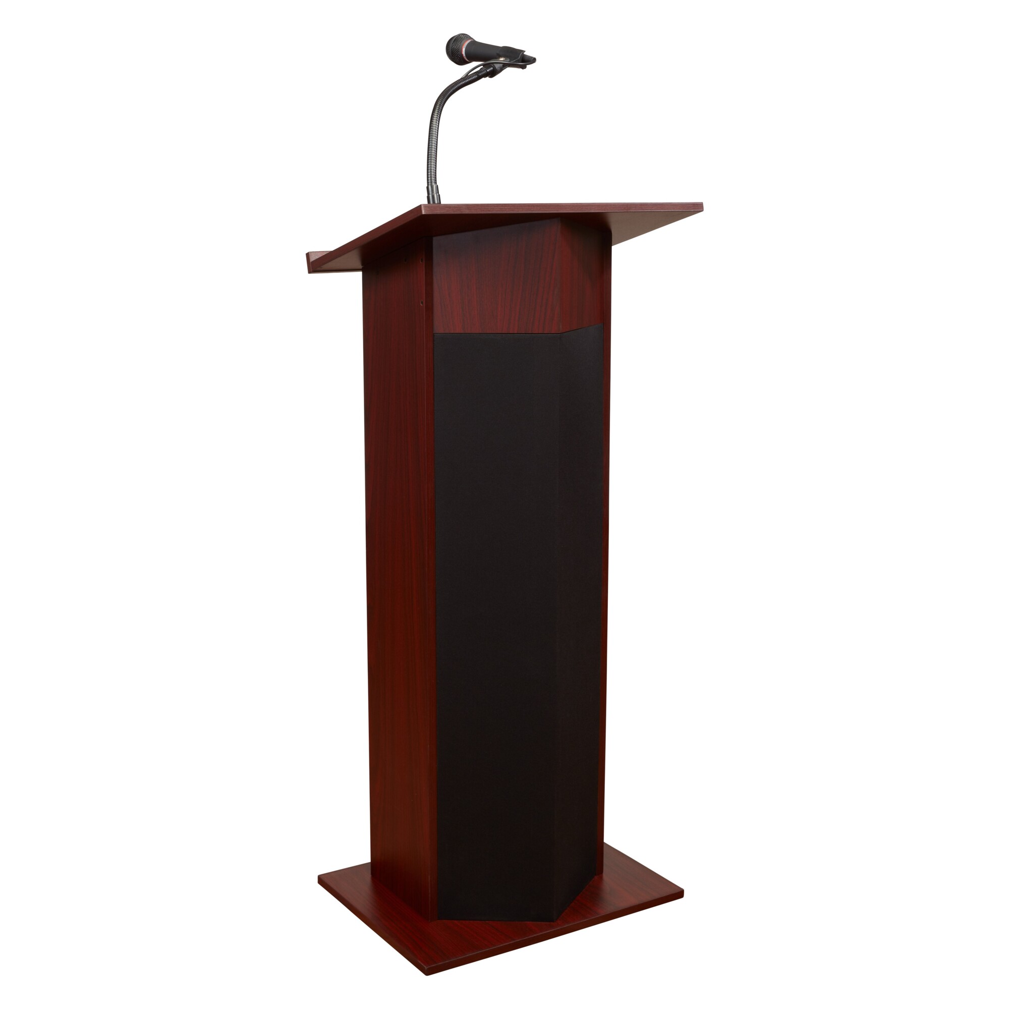 National Public Seating, Power Plus Lectern, Width 22 in, Height 46 in, Depth 17 in, Model# 111PLS-MY