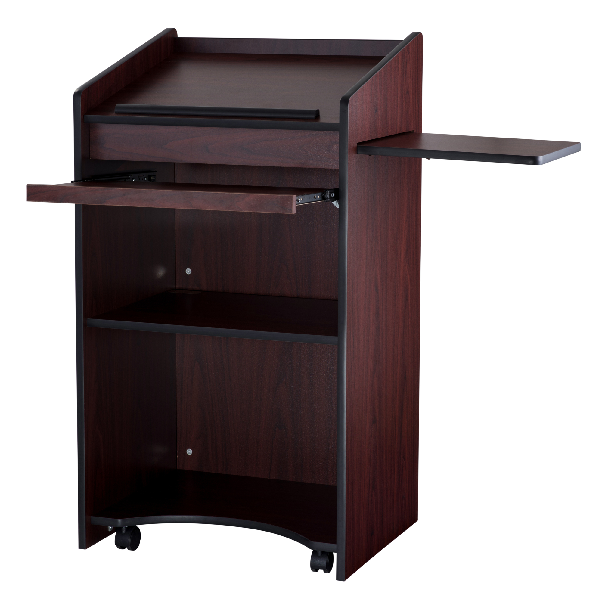 National Public Seating, Aristocrat Non-Sound Lectern, Width 25 in, Height 46 in, Depth 20 in, Model# 600-MY