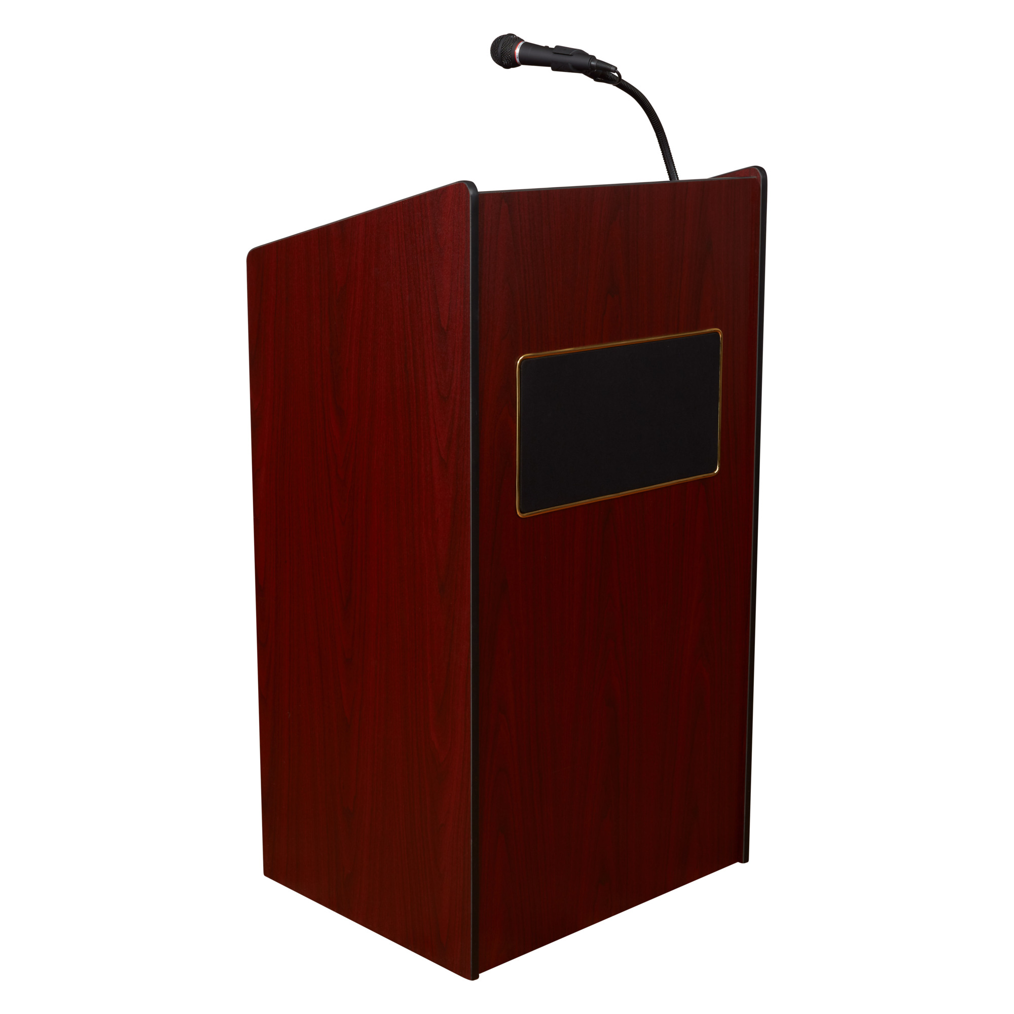 National Public Seating, Aristocrat Sound Lectern, Width 25 in, Height 46 in, Depth 20 in, Model# 6010-MY
