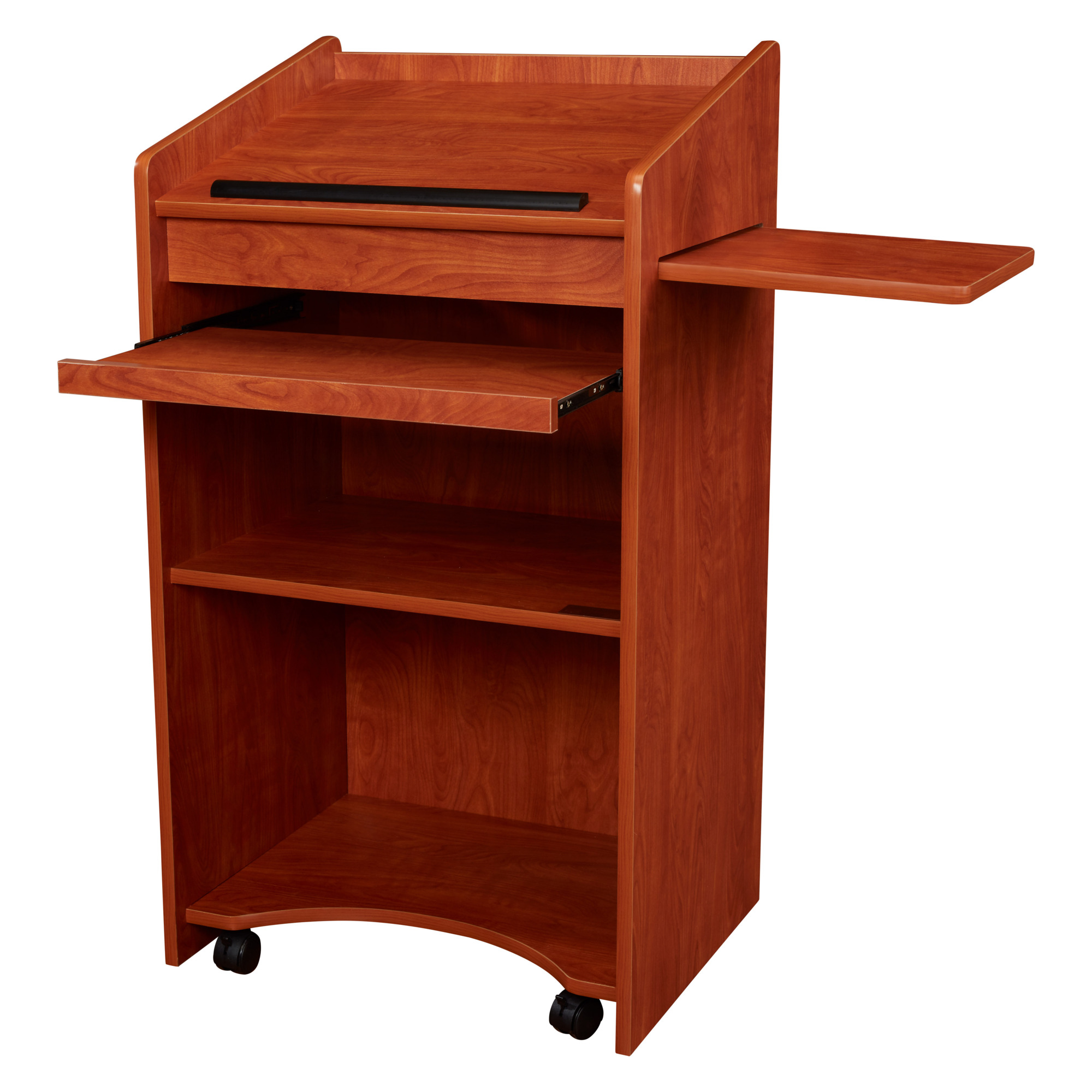 National Public Seating, Aristocrat Non-Sound Lectern, Width 25 in, Height 46 in, Depth 20 in, Model# 600-CH