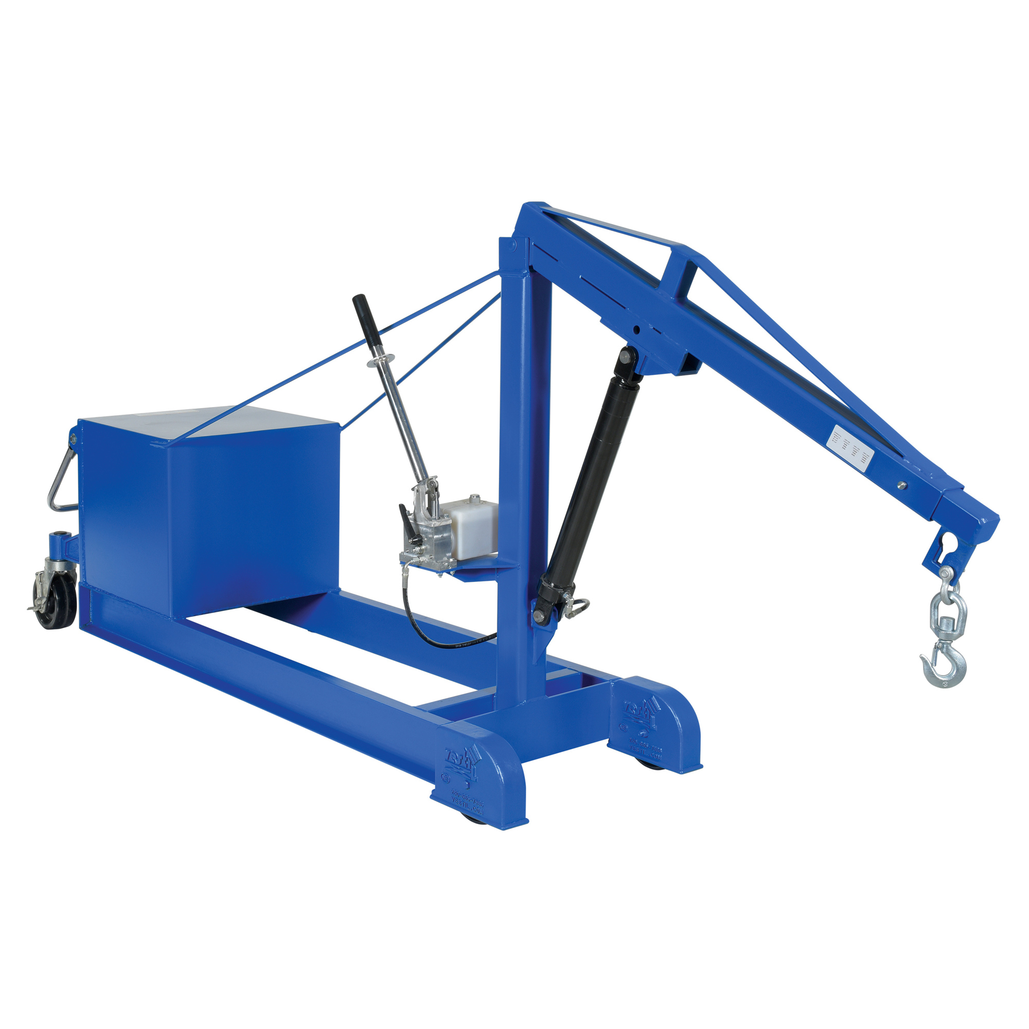 Vestil Counterbalanced Floor Crane - 2000 lb. Load Capacity, Telescoping Boom, Model# CBFC-2000