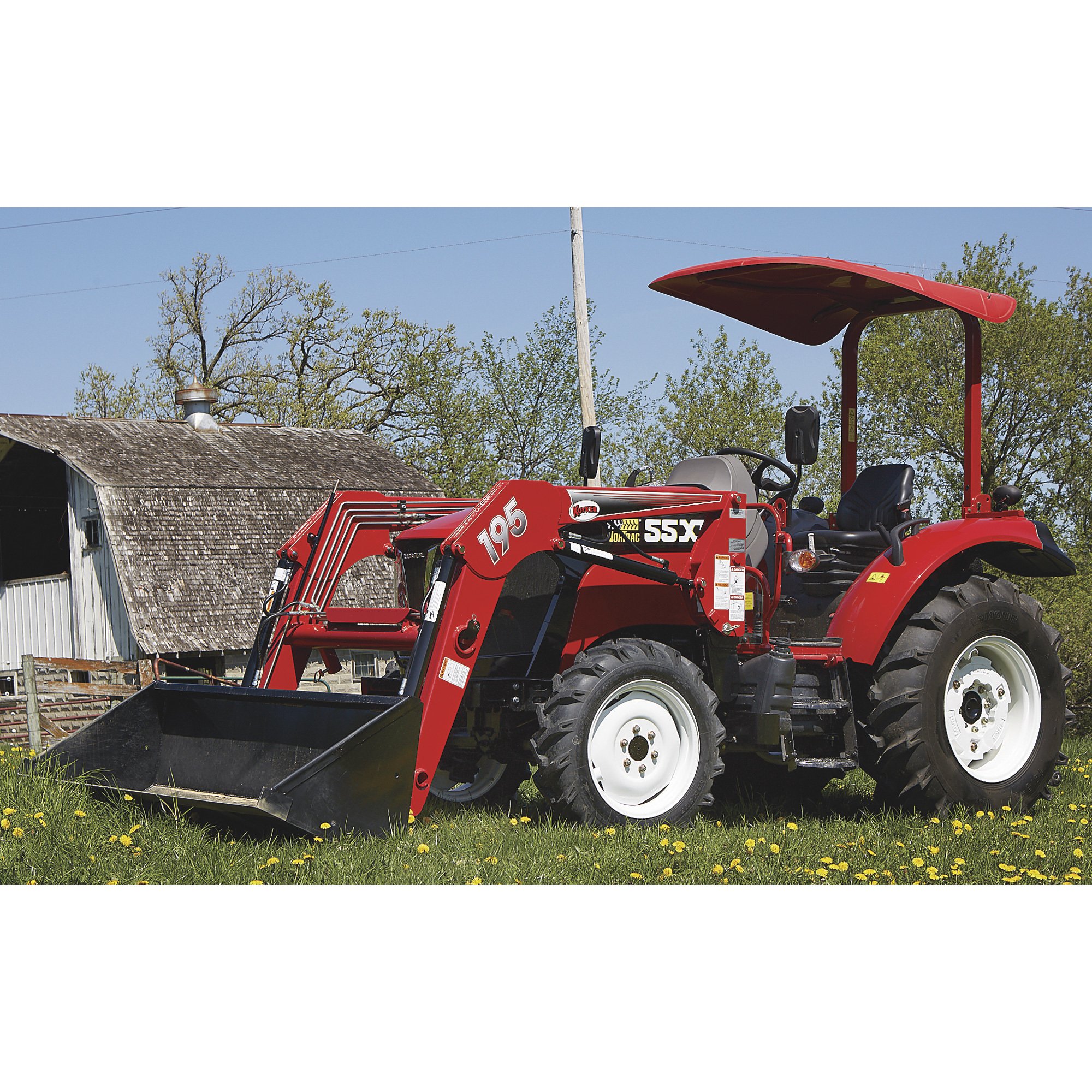 DEMO w/Hours — NorTrac 55XT Tractor with ROPS, Front End Loader and Ag  Tires — 57 HP, 4-Wheel Drive | Northern Tool