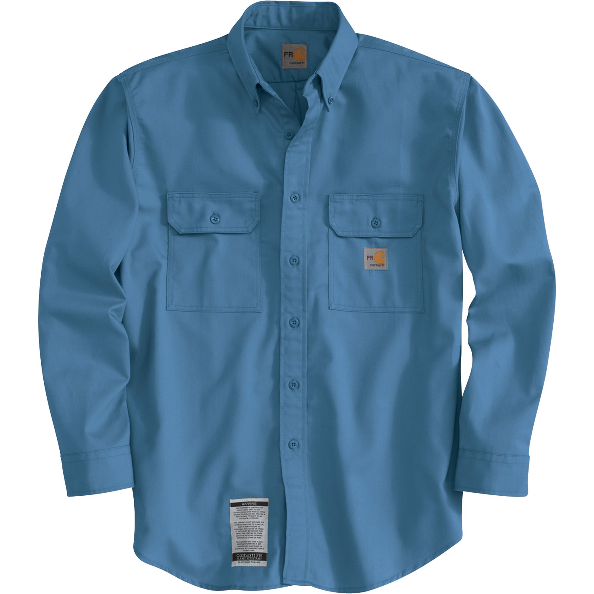 Carhartt Men&s Flame - Resistant Khaki Twill Shirt