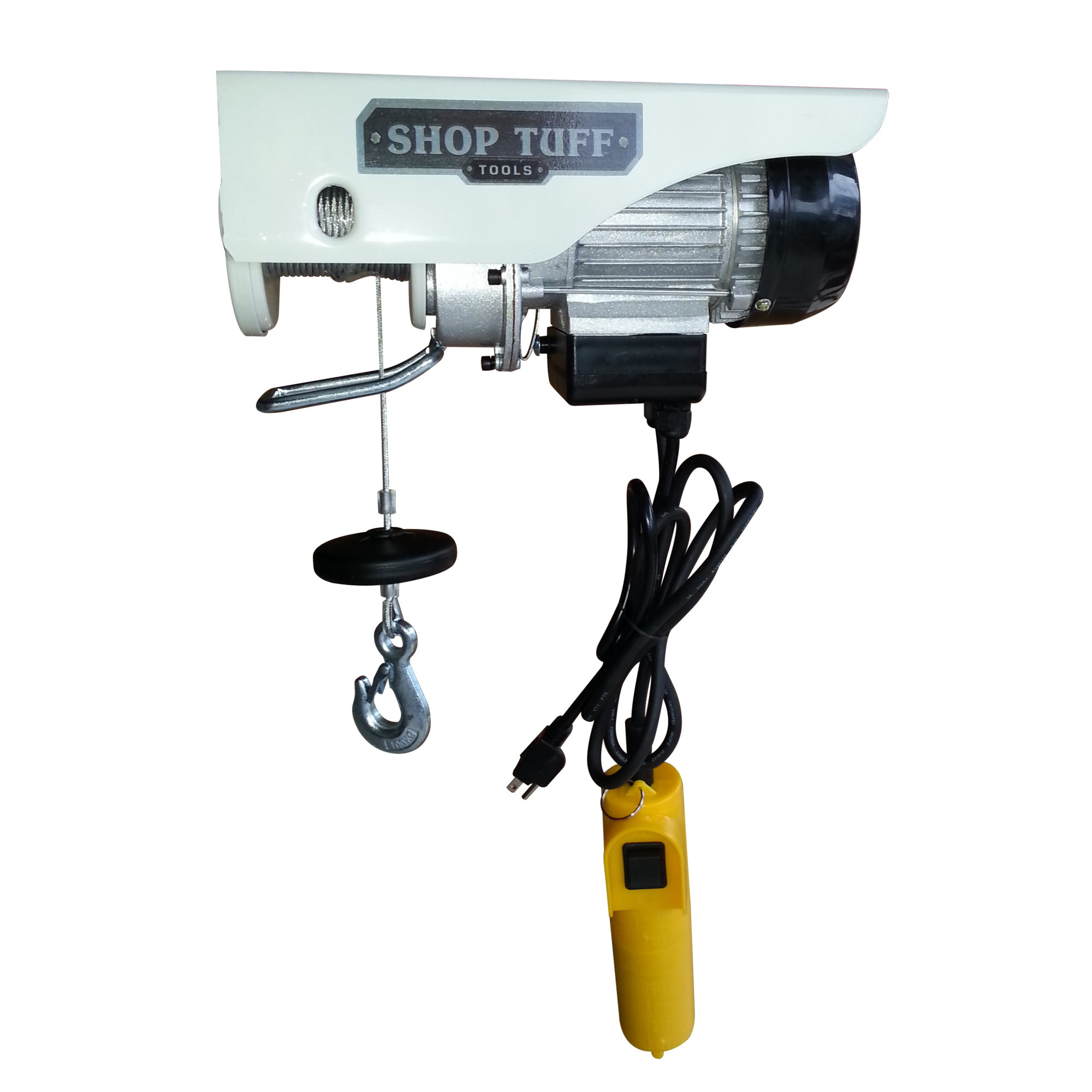 Shop Tuff Electric Cable Hoist - 220 Lb. Single Line, 440 Lb. Double Line, 4.5 Amps, Model# STF-2244EH