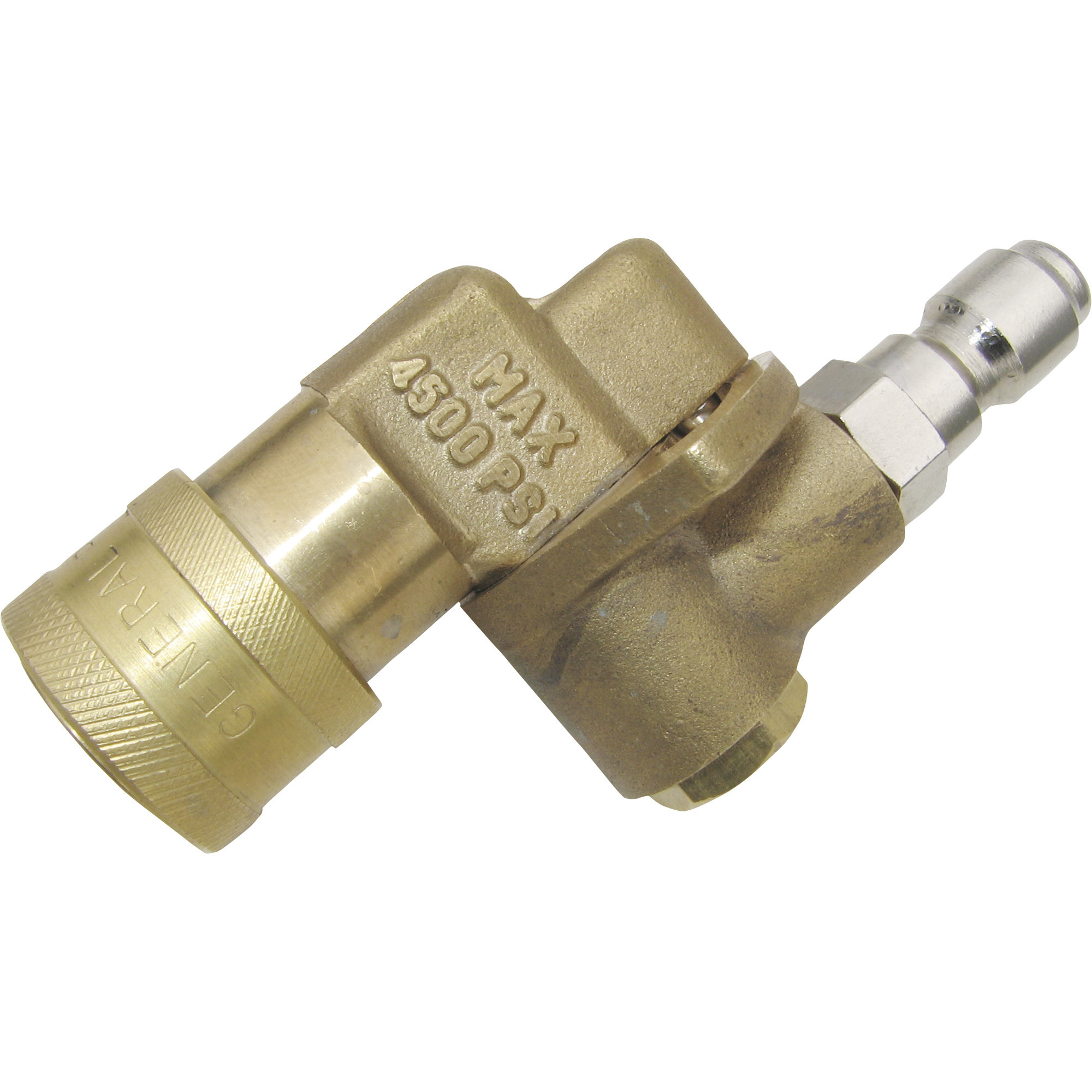 General Pump QuickConnect Pivot Coupler, 1/4in., 4500 PSI, 10.0 GPM
