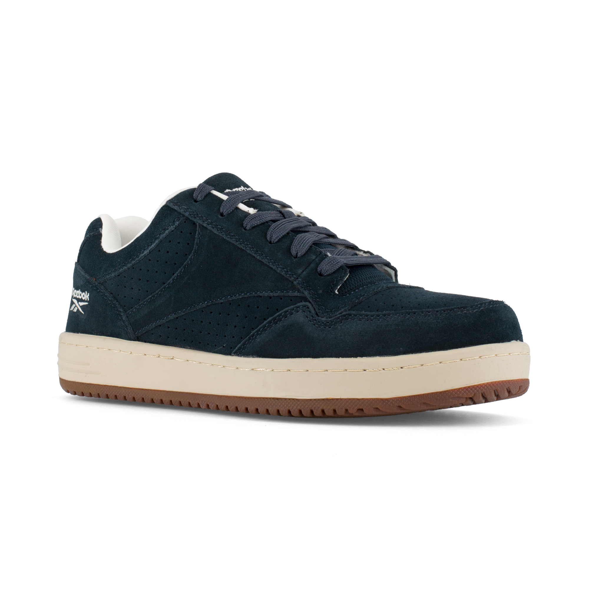 Reebok, Skate Work Shoe, Size 5 1/2, Width Medium, Color Navy, Model# RB1920