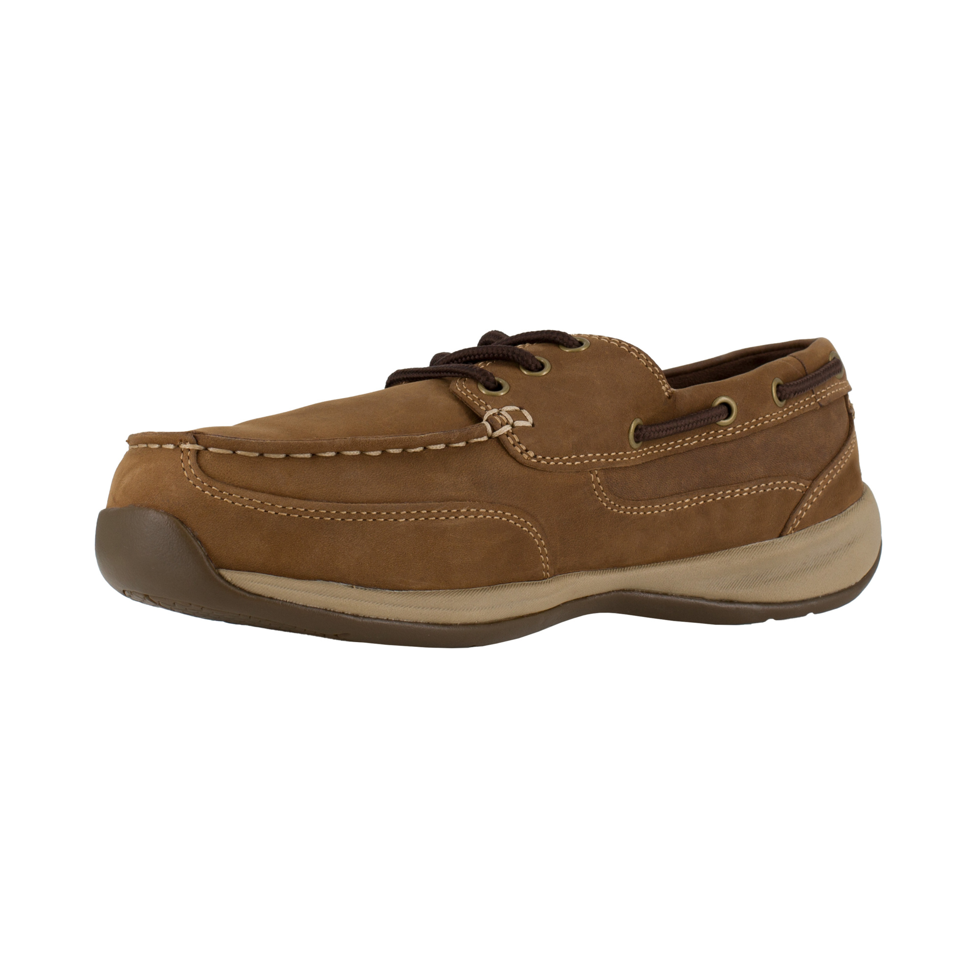 Rockport Works, Three Eye Tie Boat Shoe, Size 8 1/2, Width Medium