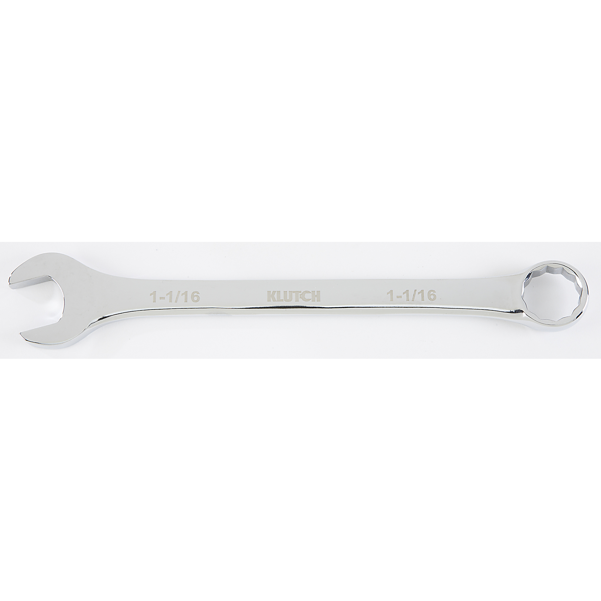 Klutch SAE Combination Wrench, 1-1/16in. x 11.42.in., Model# E-2004