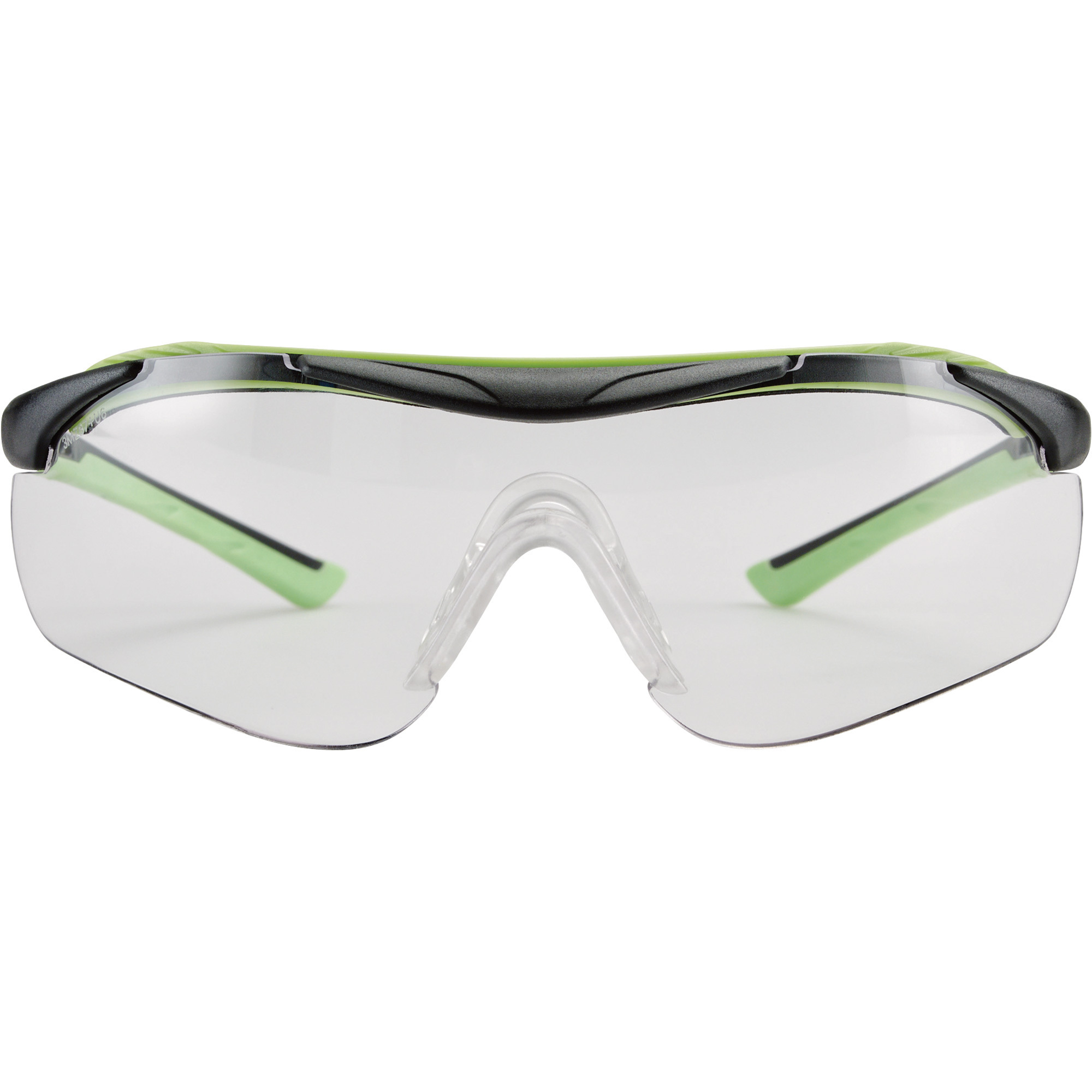 3M Sport Design Performance Safety Glasses, Black/Green Frame, Clear ...