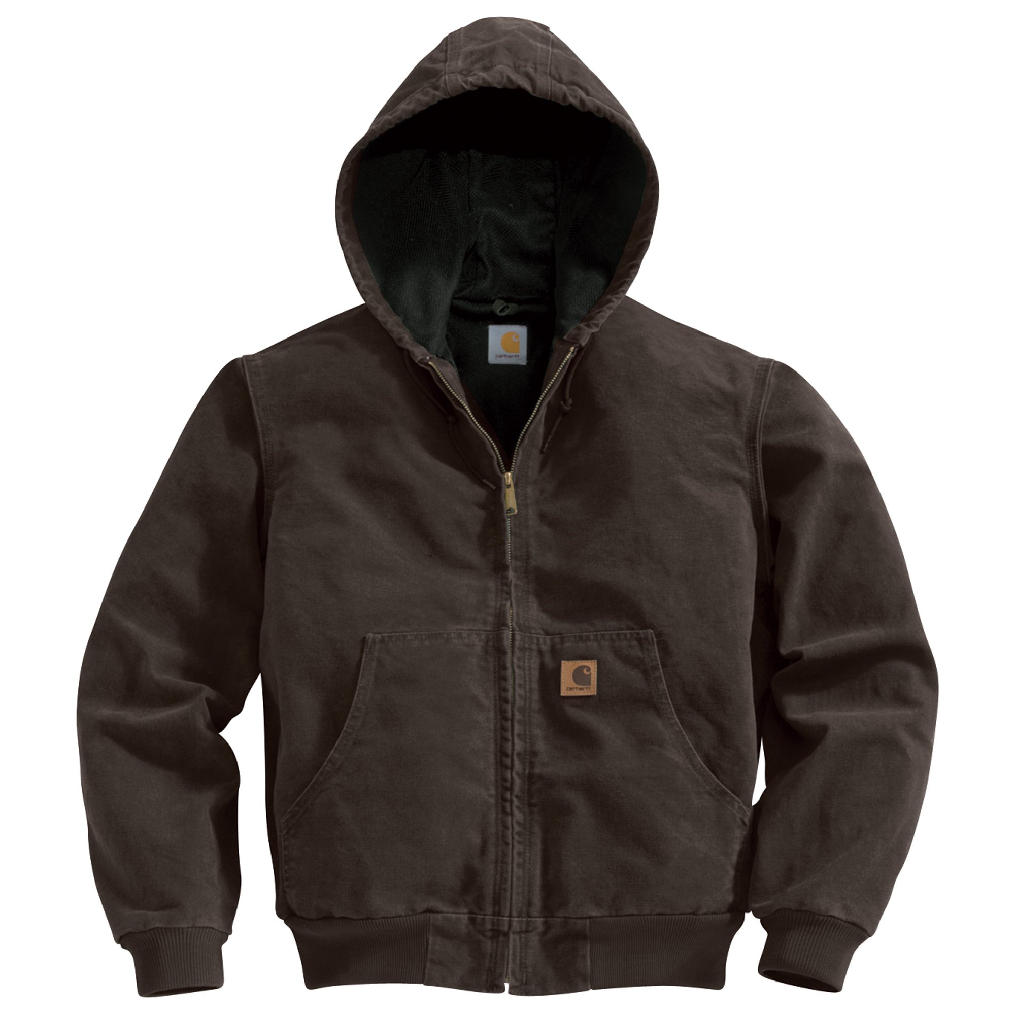 Carhartt ActiveJacket Camel Brown XL 美品 Carhartt Men's Quilted-Flannel-Lined Duck Active Jacket