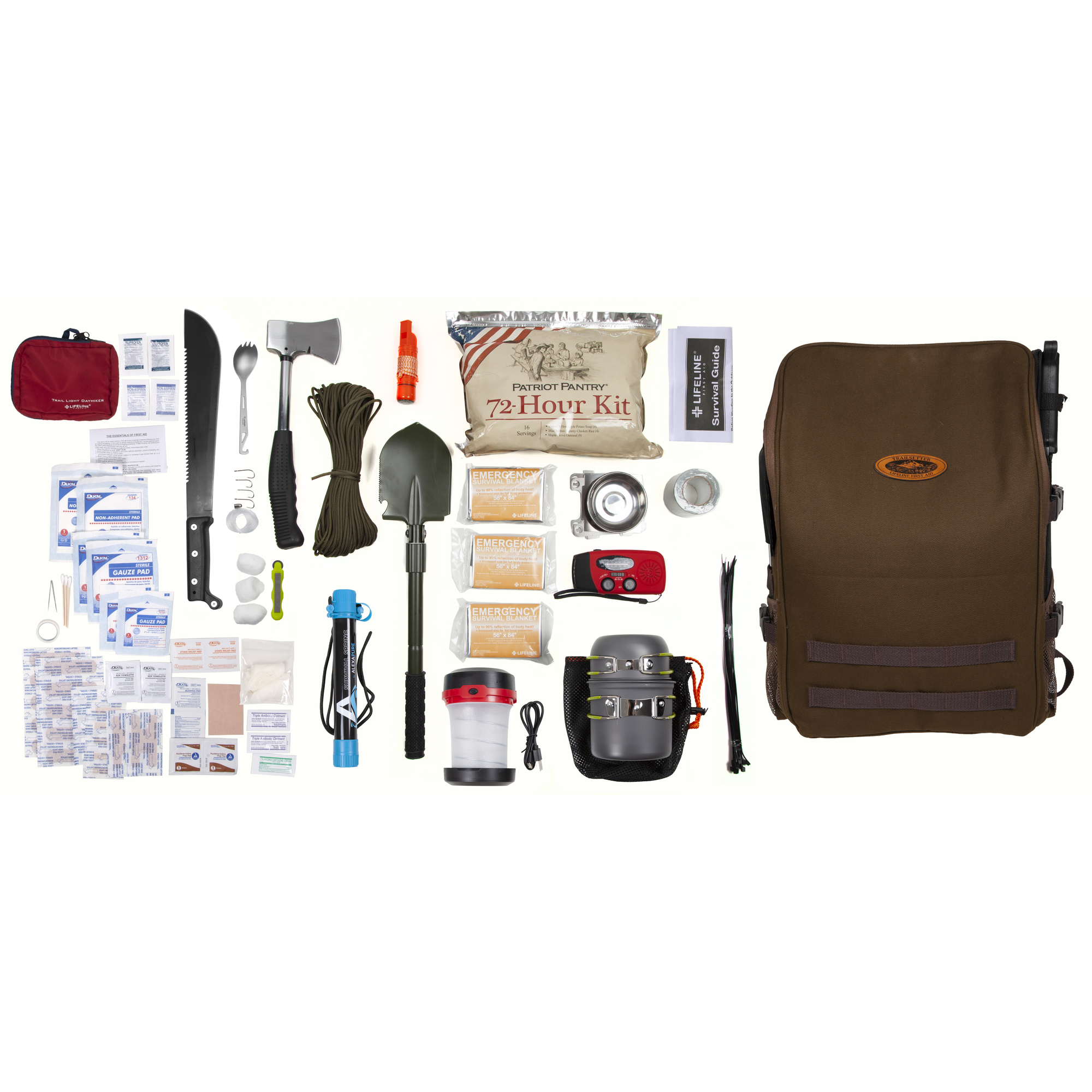 LakeForest Emergency Survival Kit Survival Gear Equipment First Aid Kit  (47pcs)