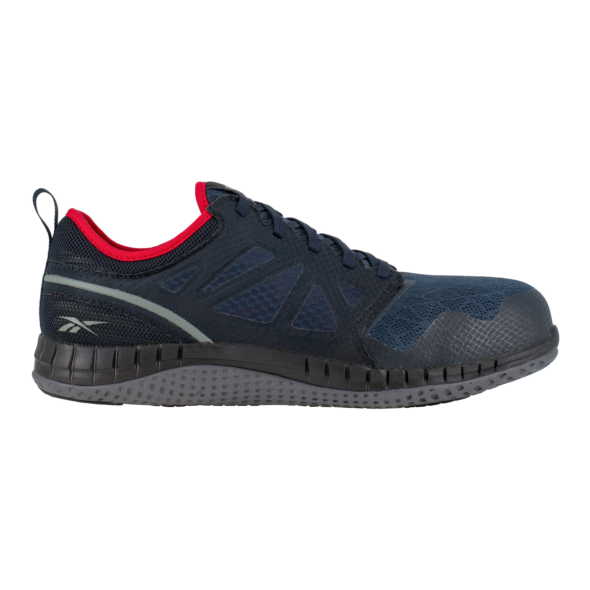 Reebok, Athletic Work Shoe, Size 10 1/2, Width Wide, Color Navy, Red ...