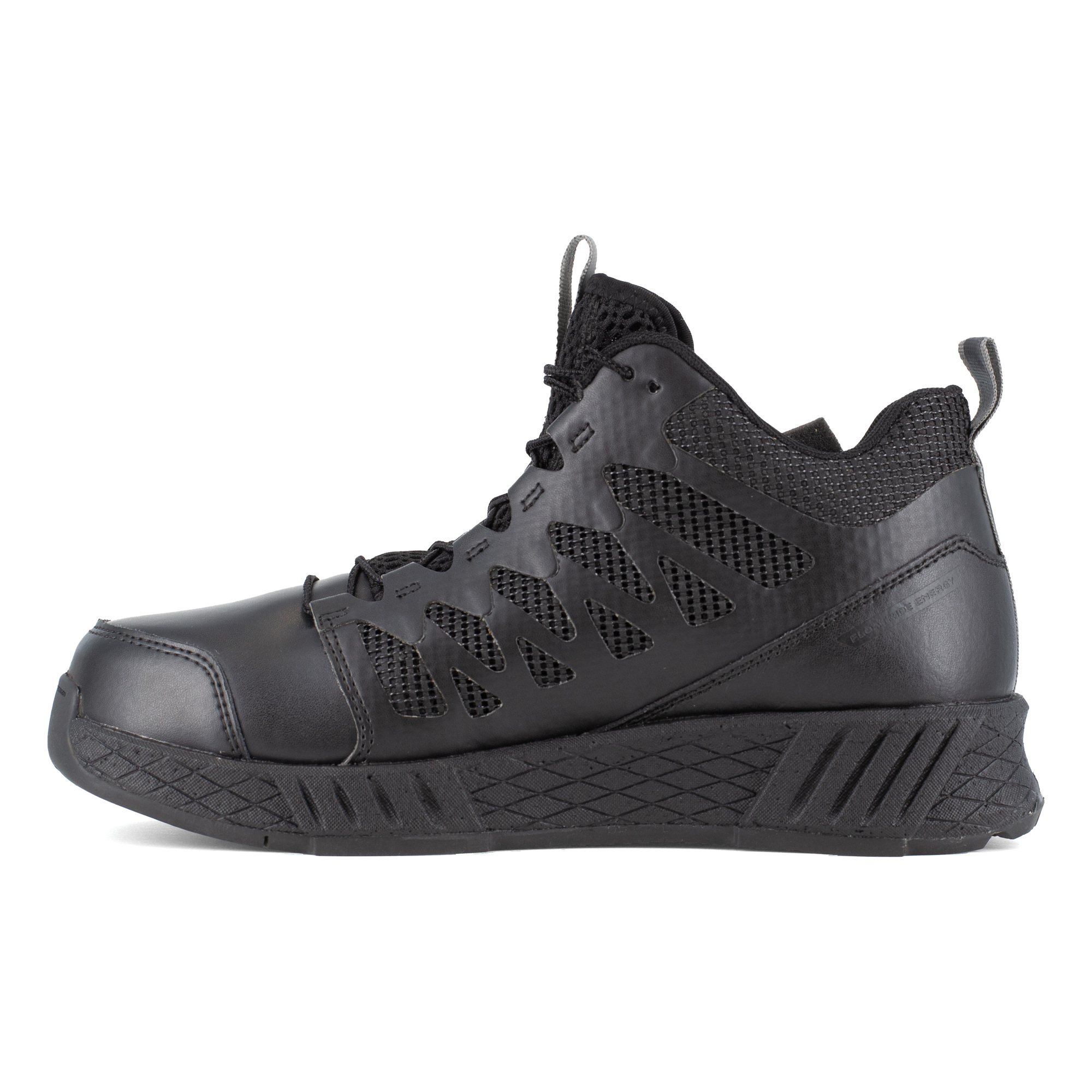 Reebok, Mid-Cut Tactical Boot, Size 9 1/2, Width Medium, Color Black ...