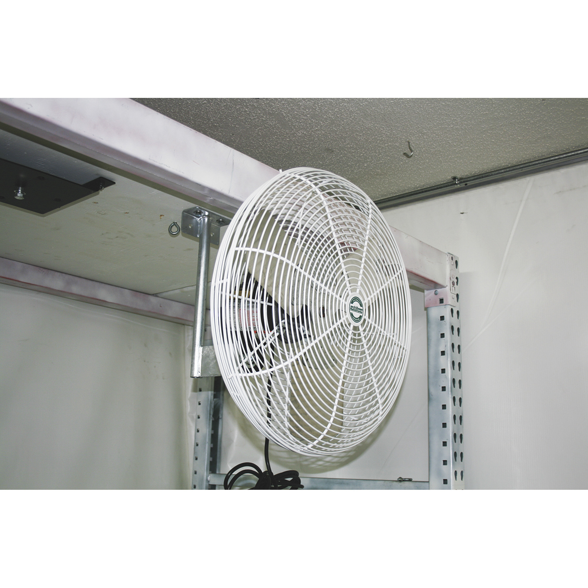 J & D Mfg. Agricultural EZ Breeze Basket Fan, 24in., 3920 CFM, 1/3 HP, 115 Volt, Model# VDB24G
