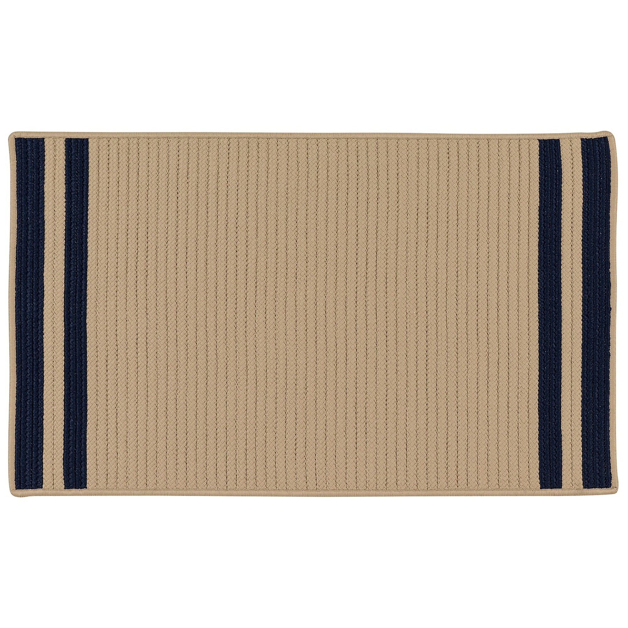 Colonial Mills Braided Doormat, Sunbrella Fabric, 3 Sizes & 4