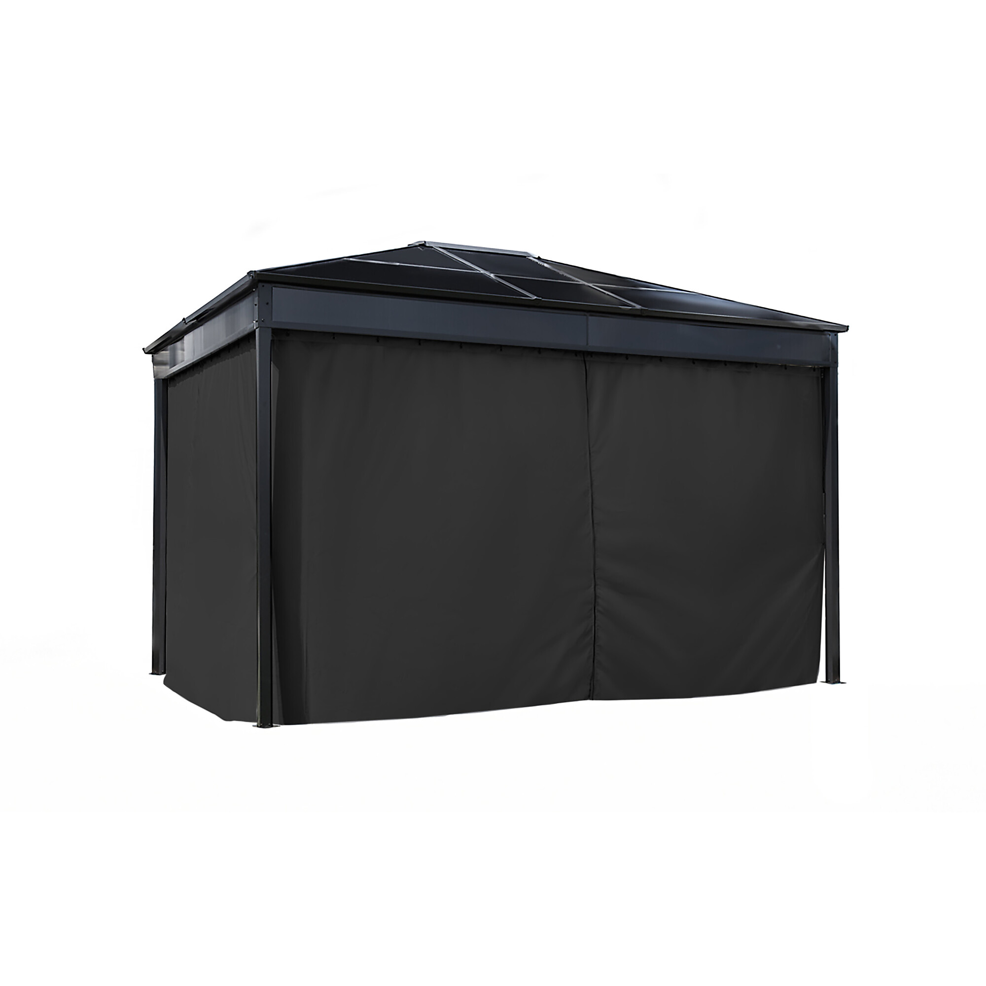 ShelterLogic Sojag Diani Black Polyester Curtains - Thumbnail 2