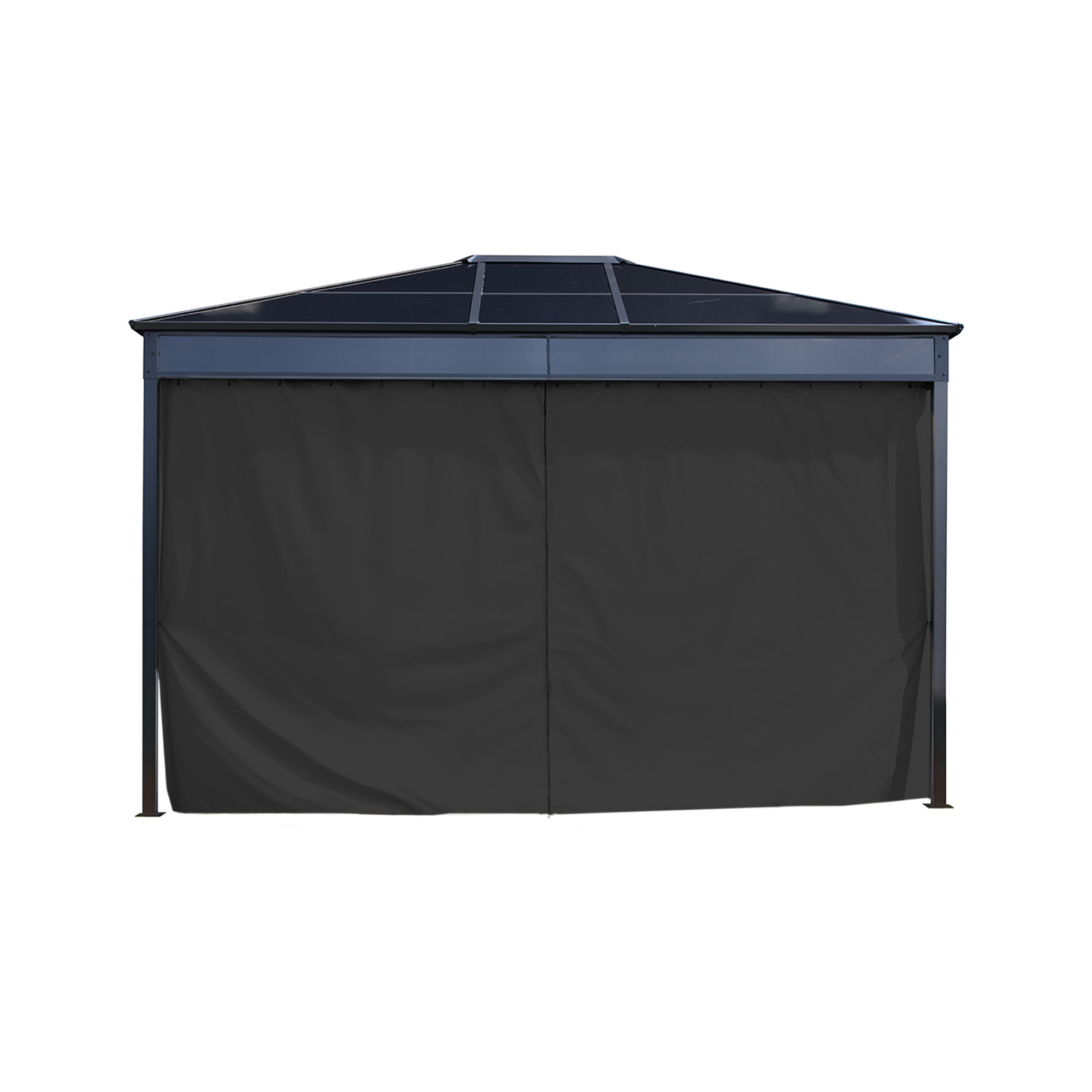 ShelterLogic Sojag Diani Black Polyester Curtains - Thumbnail 4