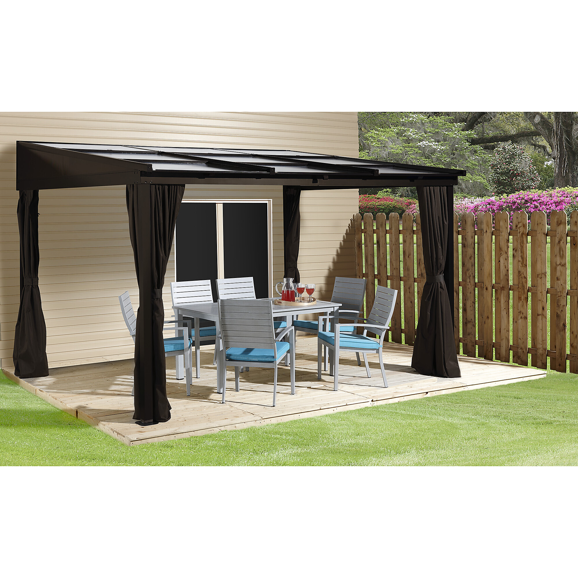 ShelterLogic Sojag Sutton Wall Gazebo - Thumbnail 2