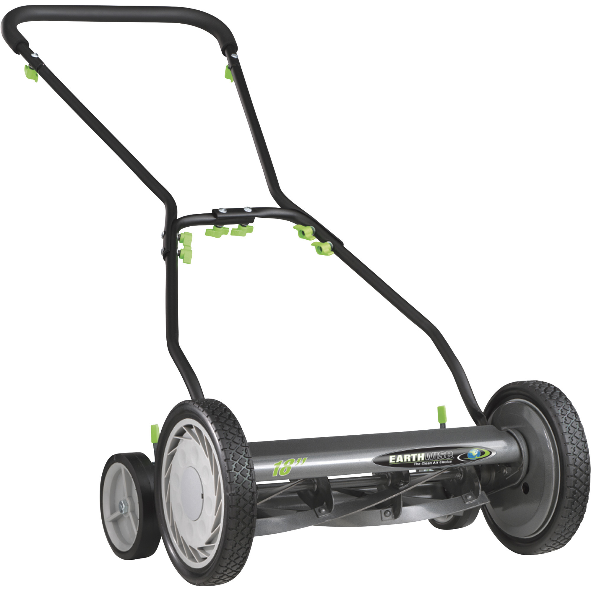 Earthwise Quiet Cut 18 in. Manual Walk Behind Nonelectric Push Reel Mower -  California Compliant 515-18 - The Home Depot