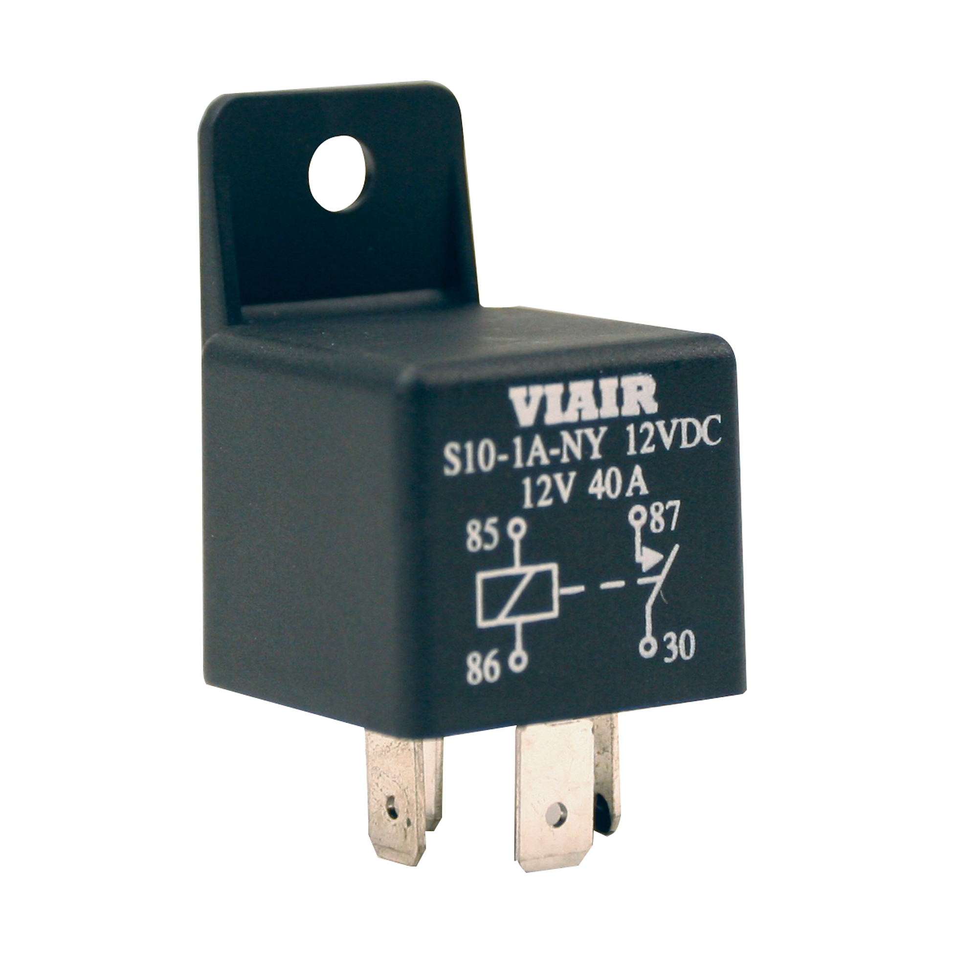Viair 40-Amp Relay - 12V, Molded Mounting Tab, Model# 93940
