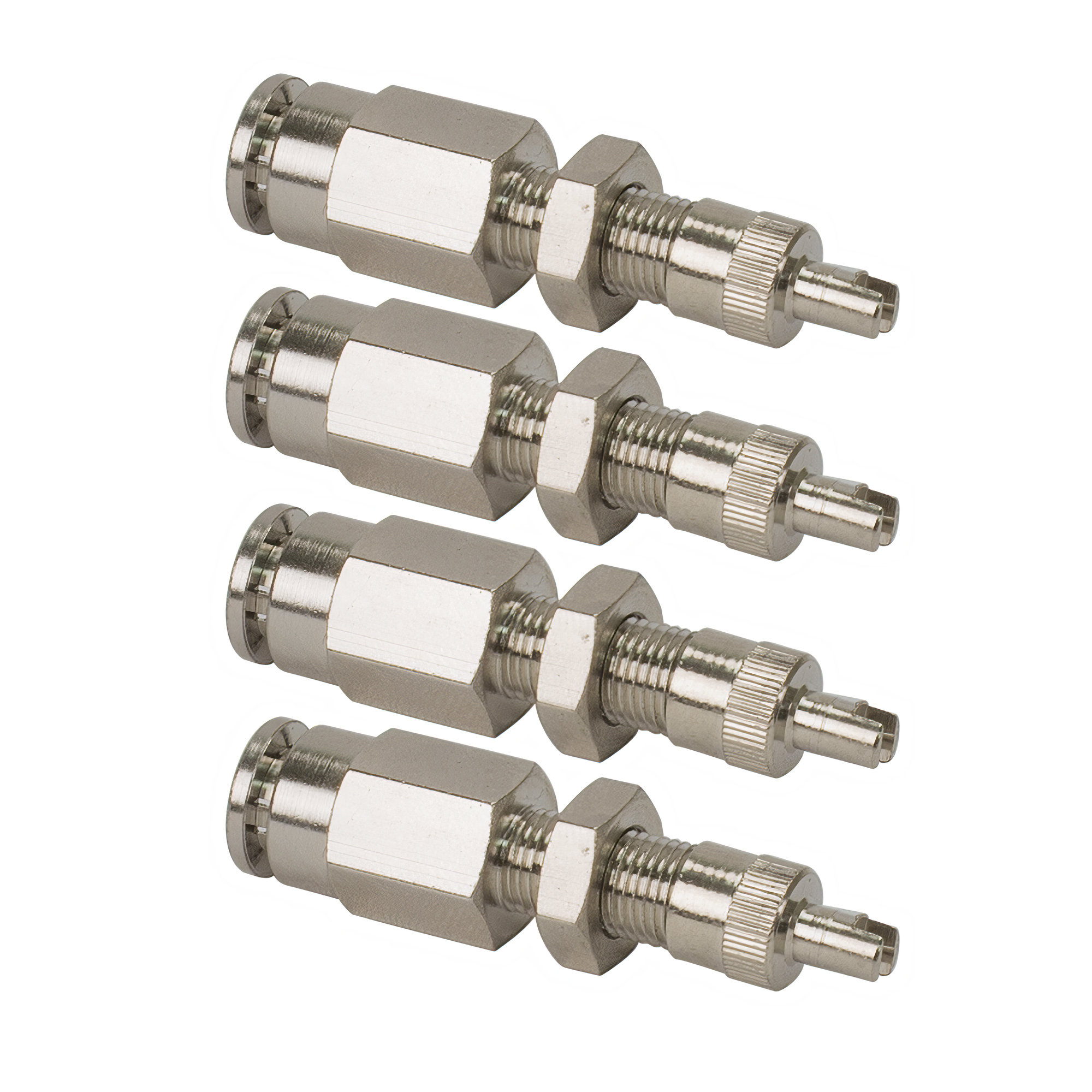 Viair Inflation Valve - DOT Approved, Nickel-Plated Brass, 1/4in., Model# 11492