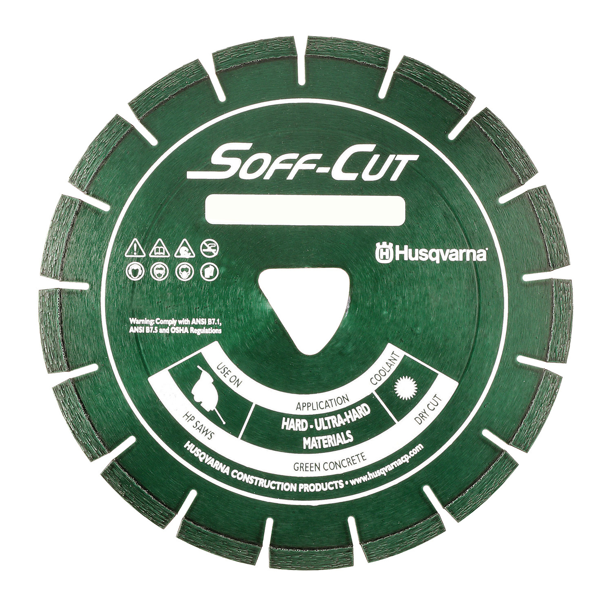 Husqvarna, ELITE SOFF-CUT XL 2000 6in. blade, Blade Diameter 6 in, Included (qty.) 1, Model# 542777006