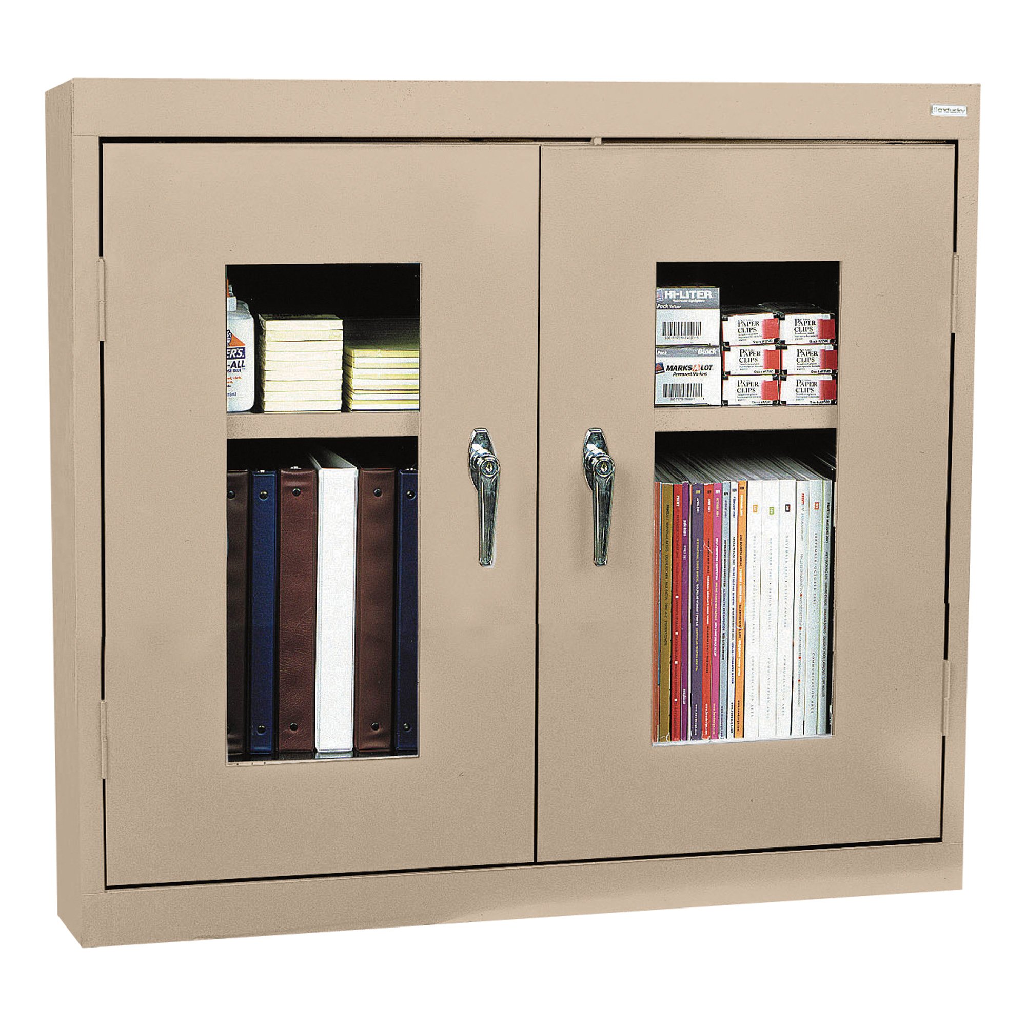 Sandusky Lee Welded Steel Wall Cabinet — Clear View, 36in.W x 12in.D x 30in.H