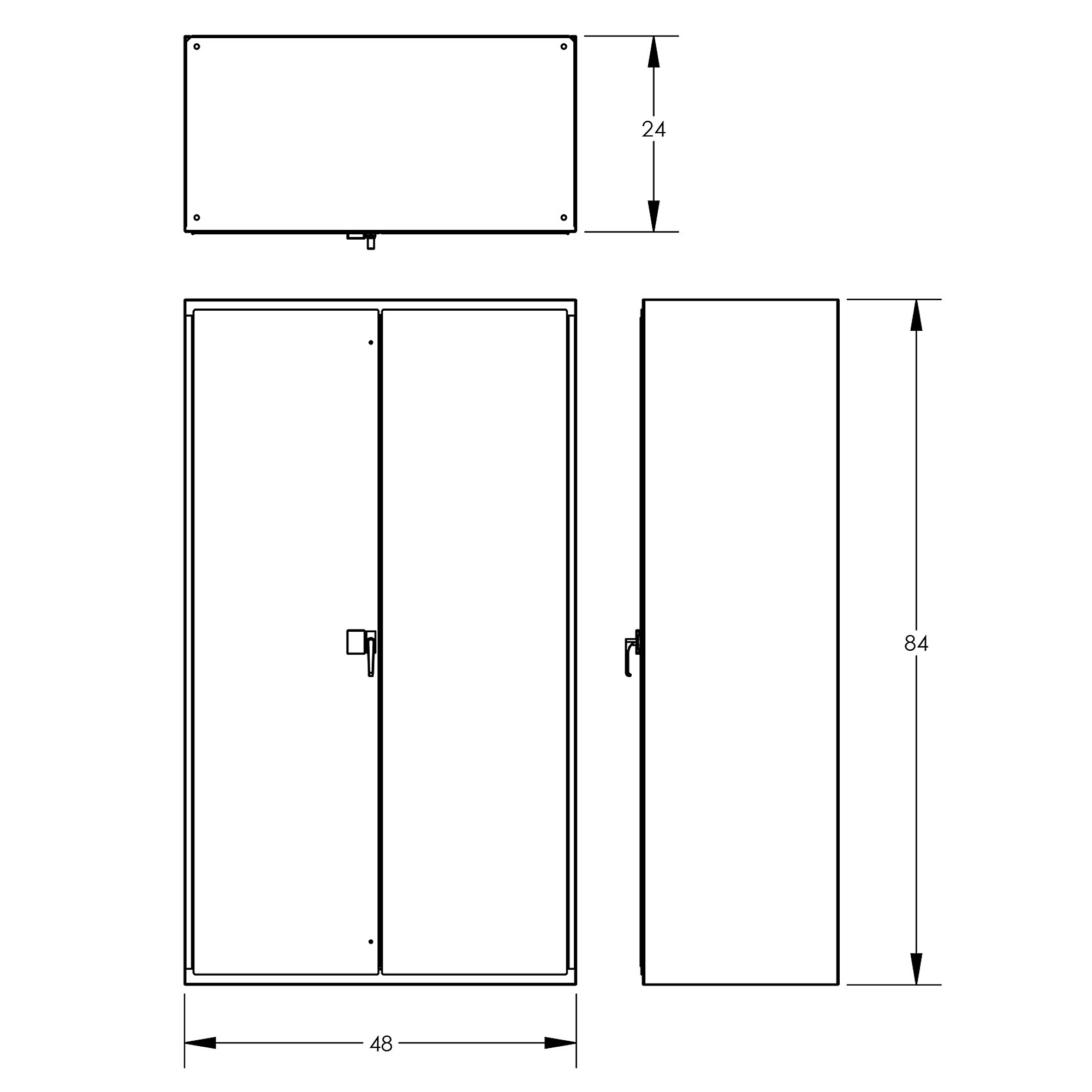 Valley Craft, Electronic Locking Cabinet, Industrial, Height 84 in ...