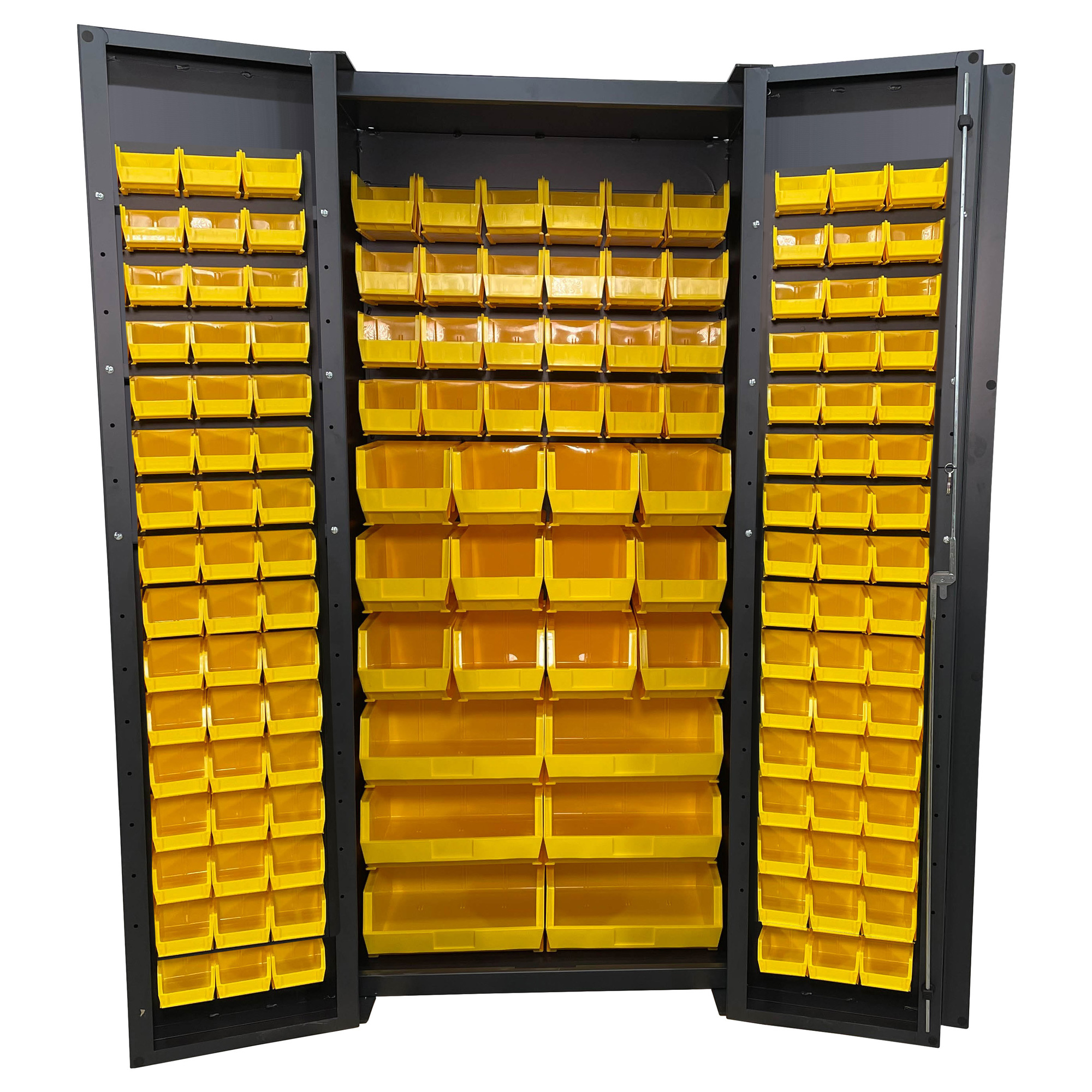 Valley Craft Bin & Shelf Cabinets - Deep Door, 36W x 78H / Full Bins